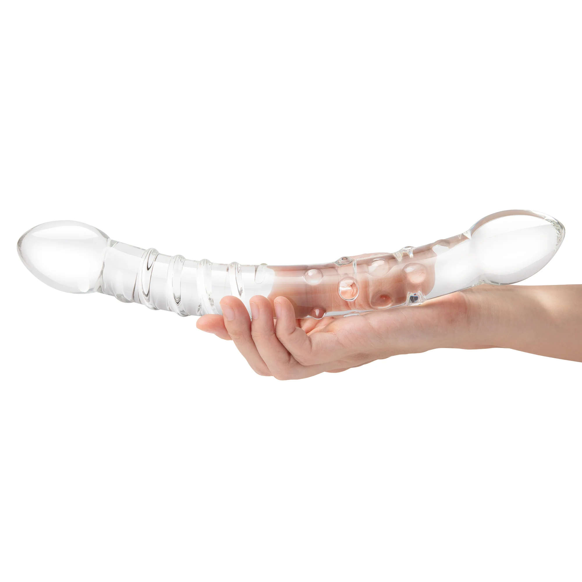 12" Girthy Double Trouble Curved Dildo - Image 4