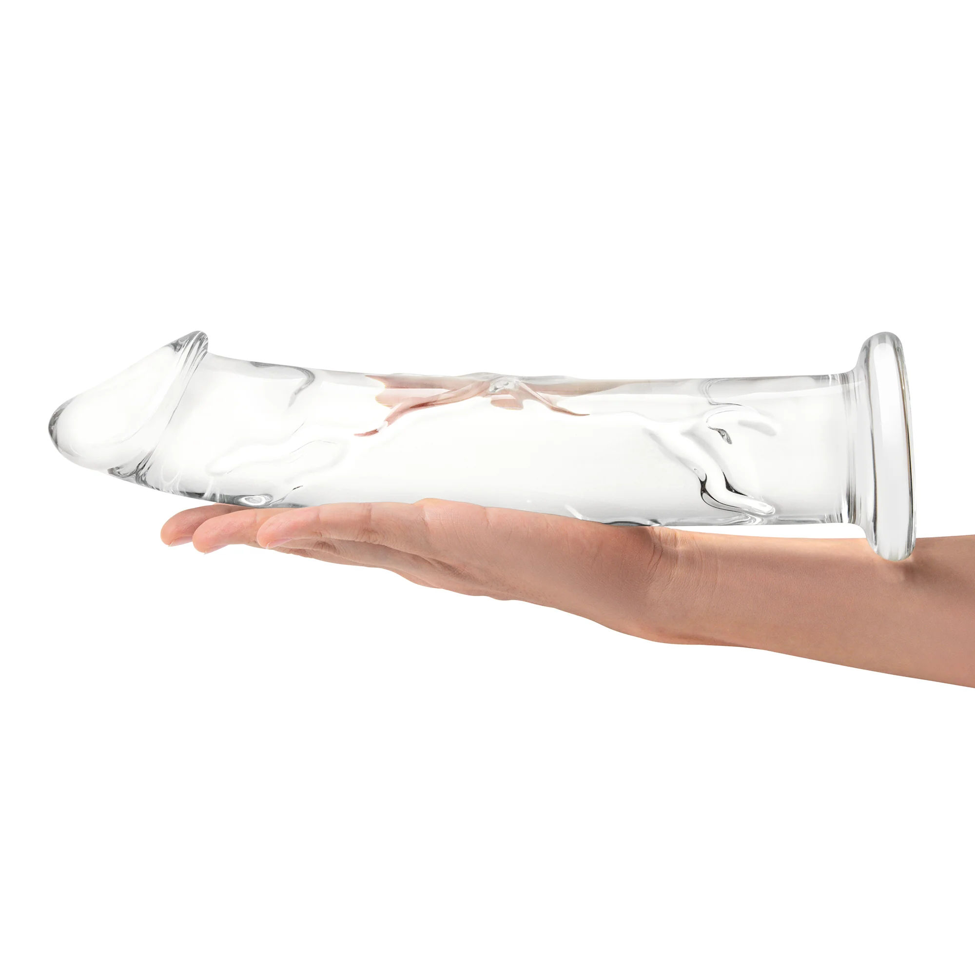 12" Veiny Dildo With Flat Base - Image 4