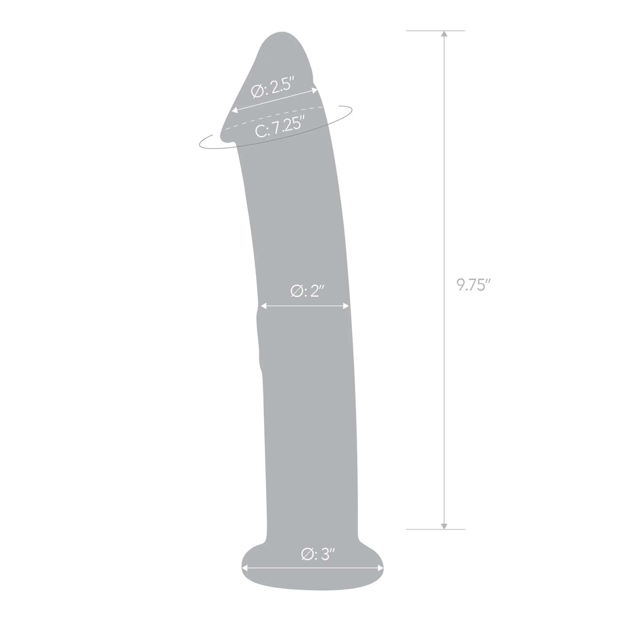 12" Veiny Dildo With Flat Base - Image 6