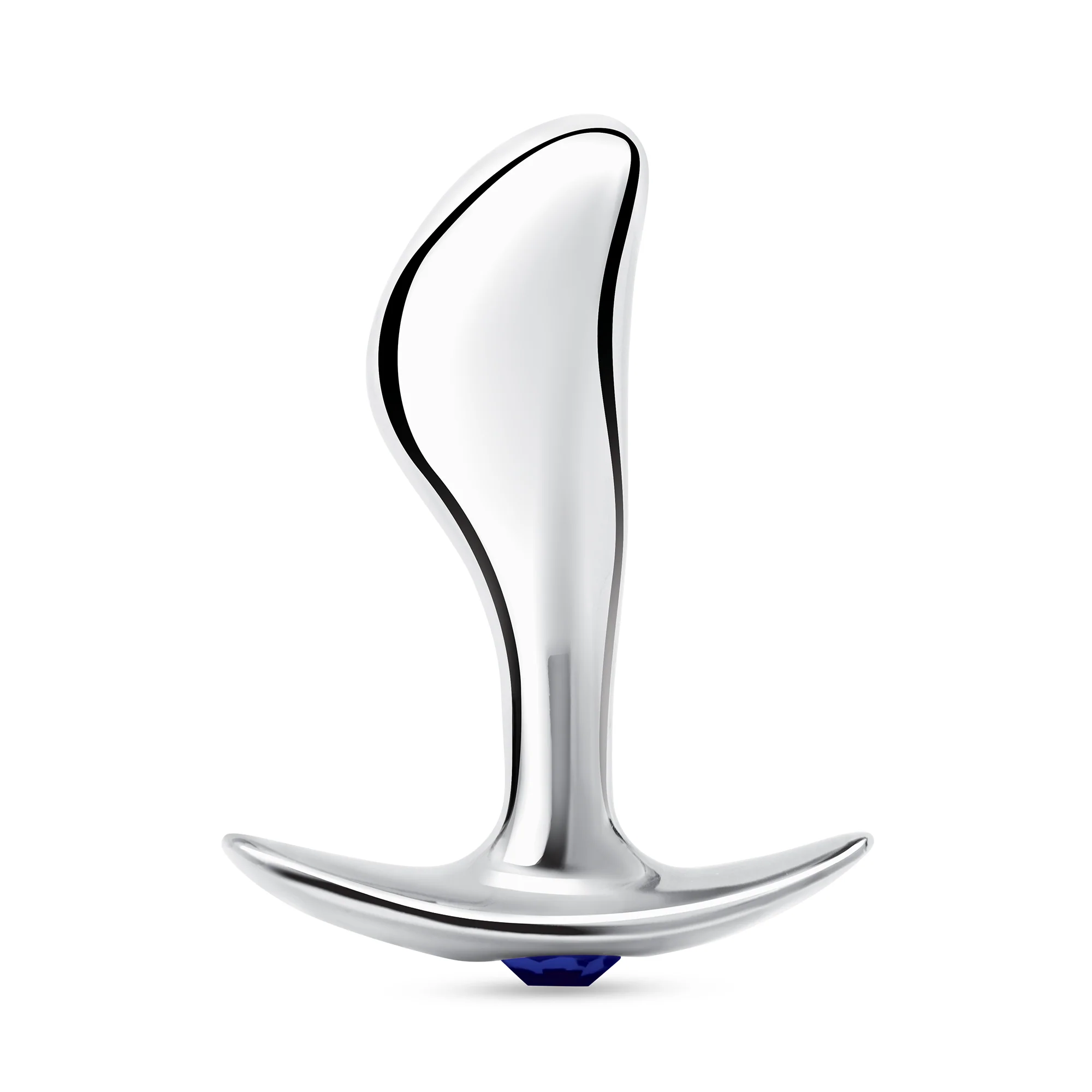 2.5" Stainless Steel Bling Prostate Massager Plug - Image 4