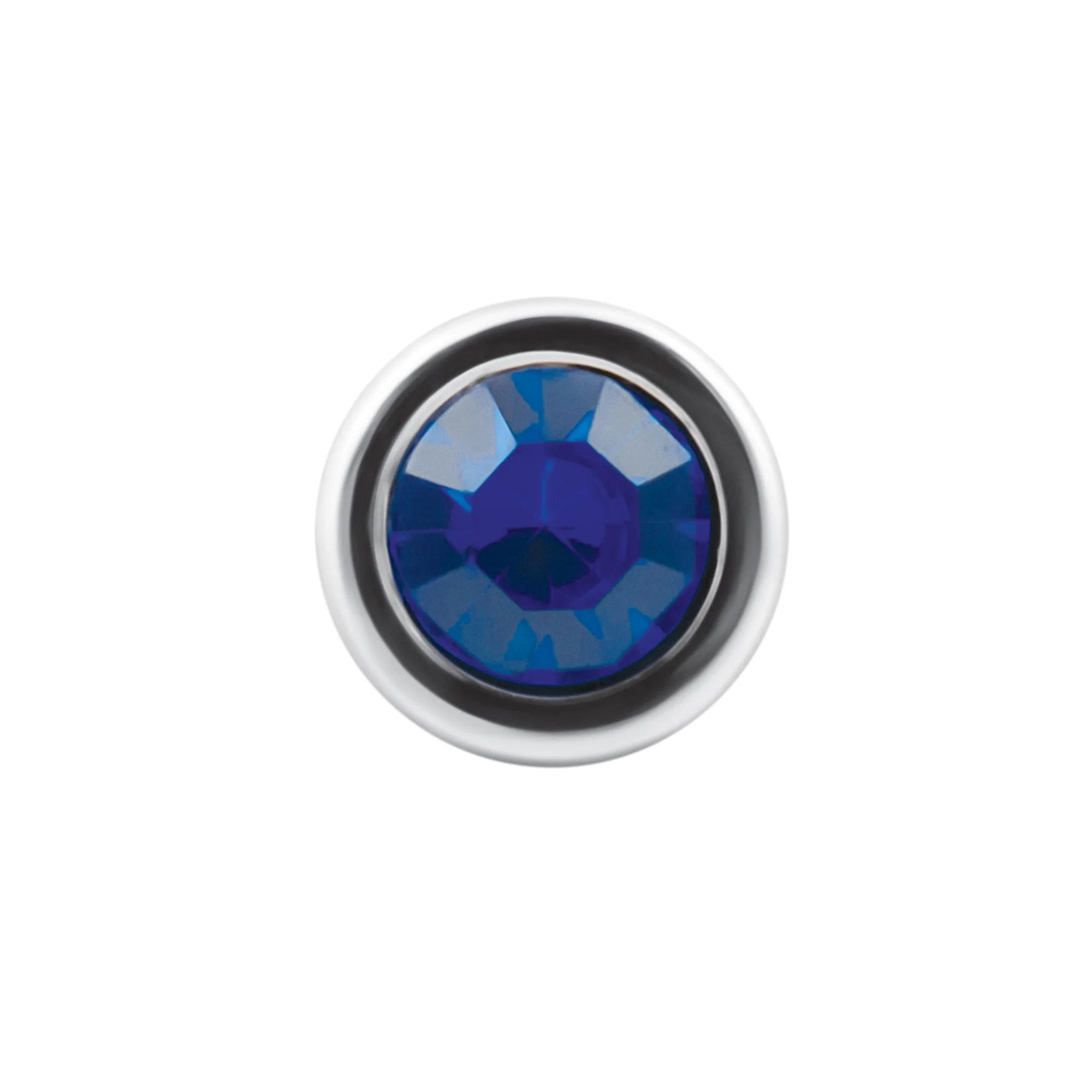 2" Stainless Steel Bling Bling Wavy Penis Plug - Image 6