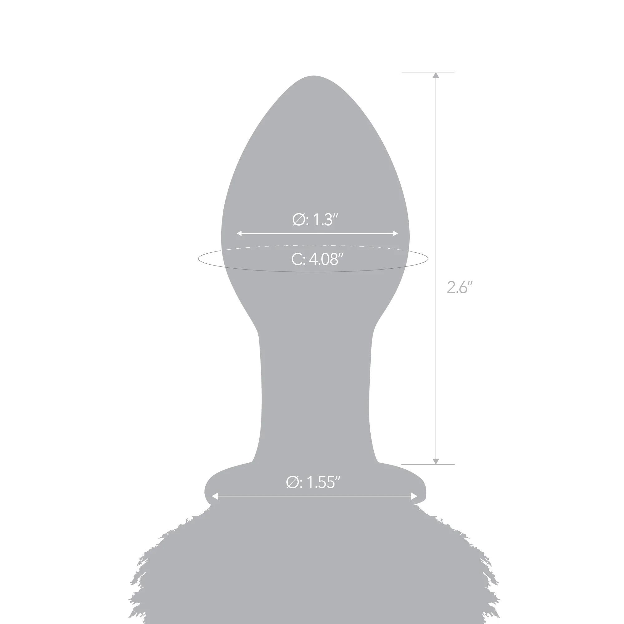 3.15" Leopard Lust Tail Butt Plug - Image 5
