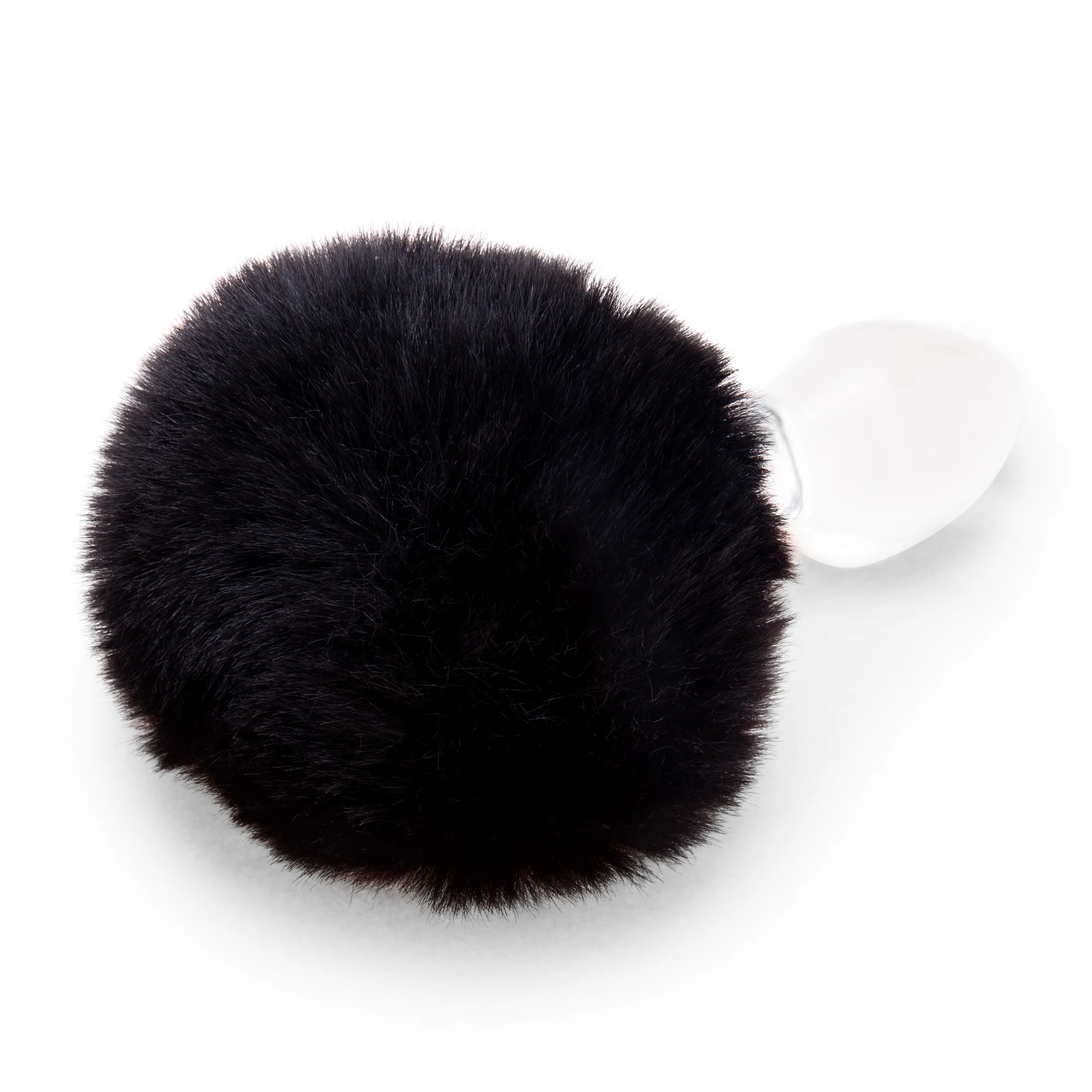 3.15" Noir Puff Tail Butt Plug - Image 3