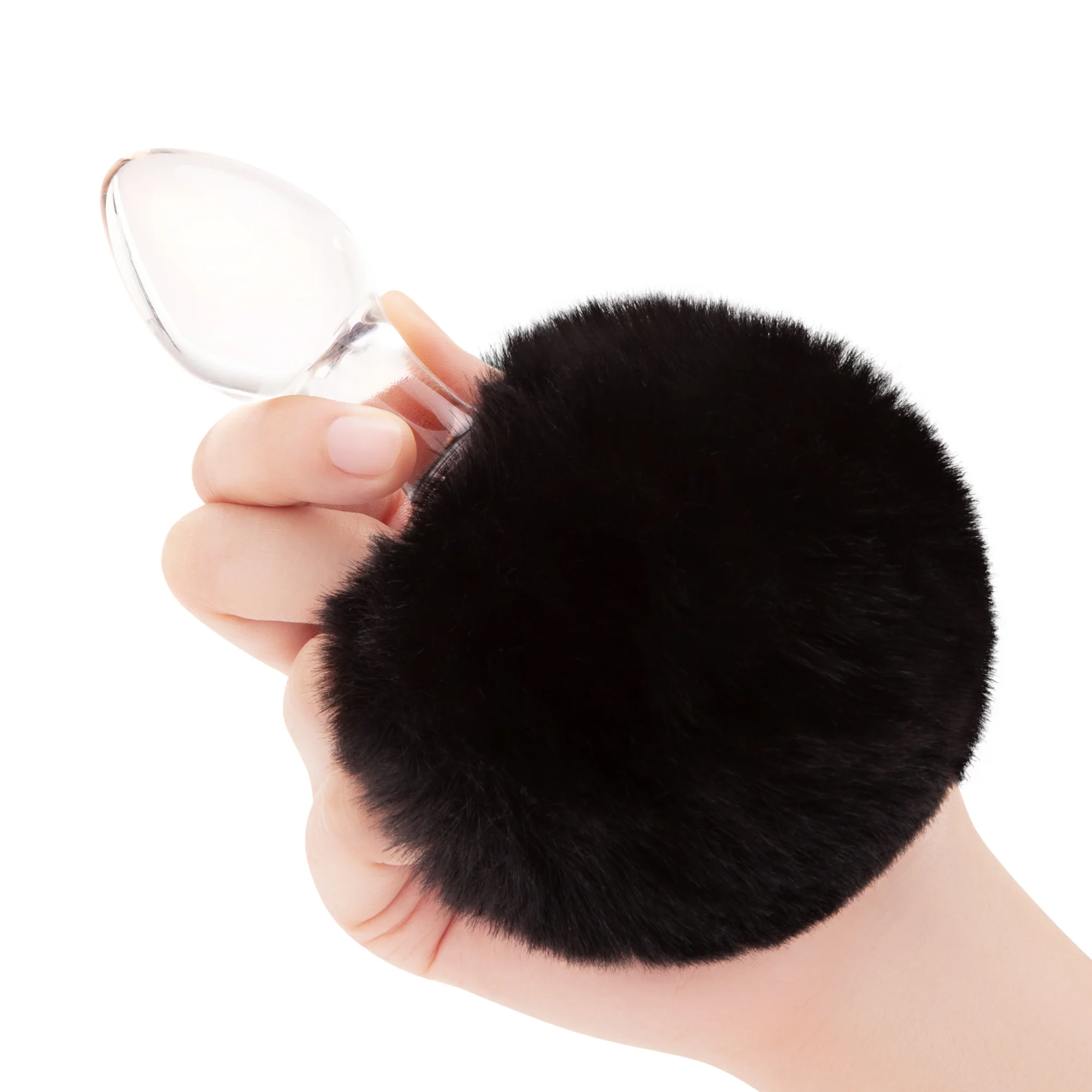 3.15" Noir Puff Tail Butt Plug - Image 4
