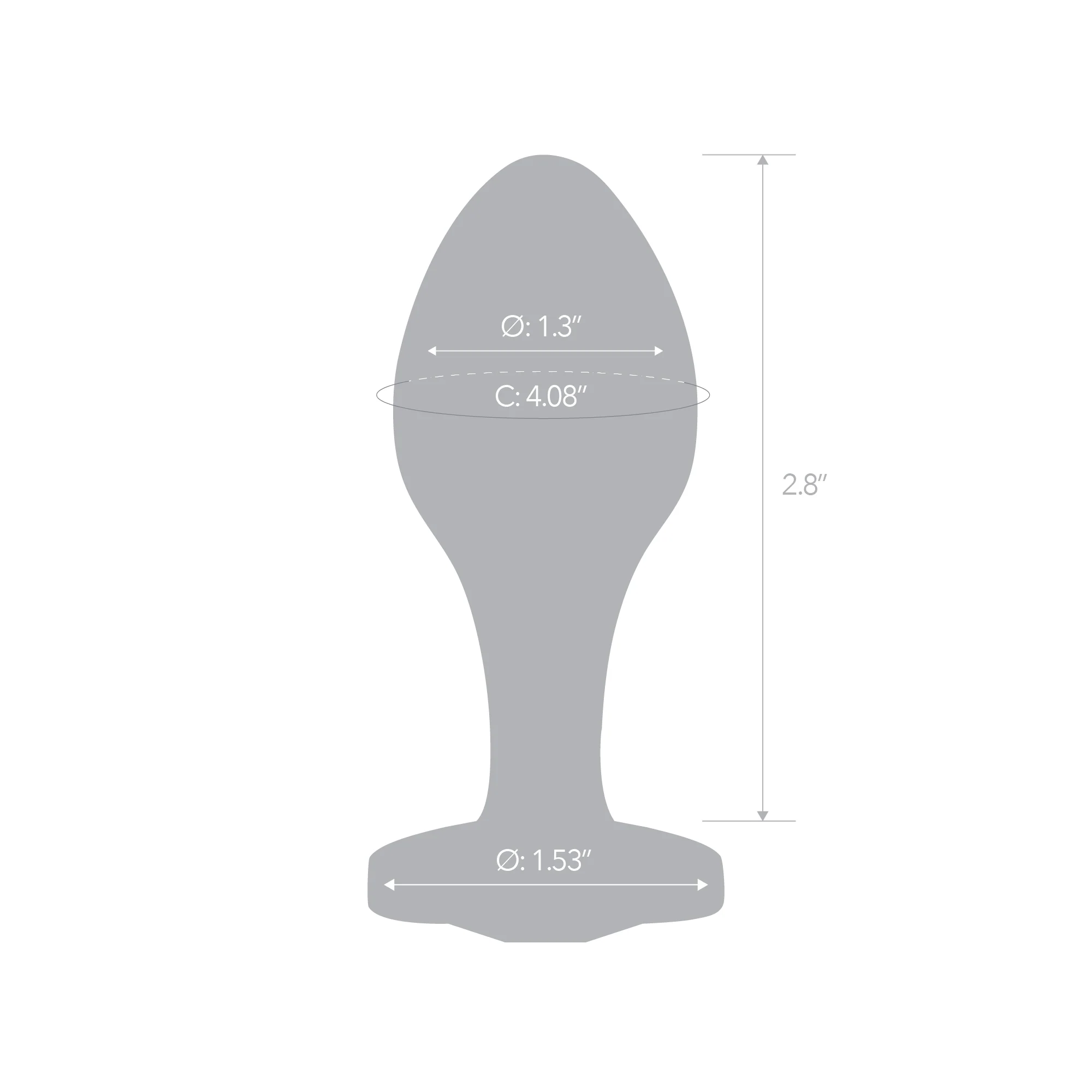 3.35" Booty Crush Butt Plug - Image 8