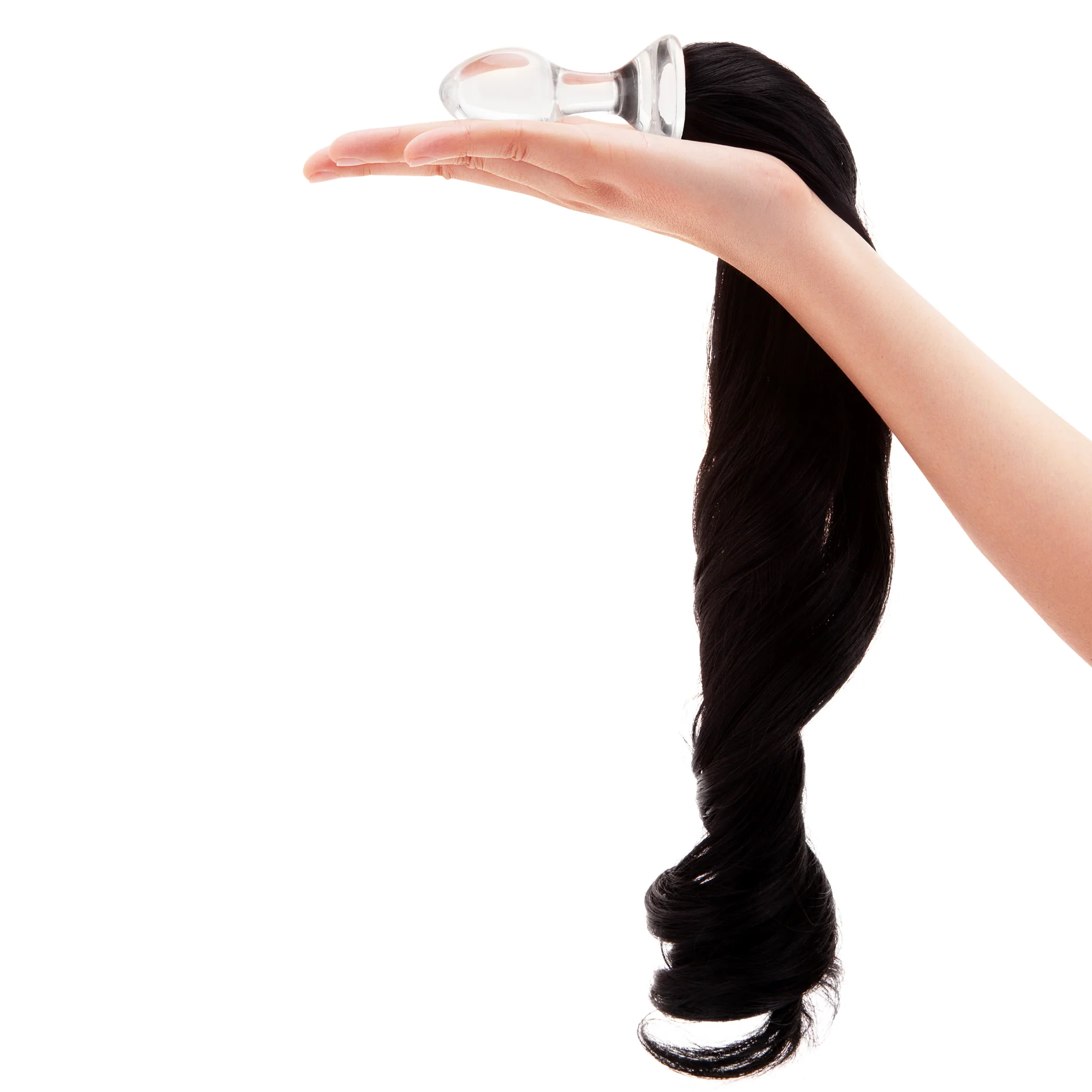 3.6" Black Mare Tail Butt Plug - Image 5