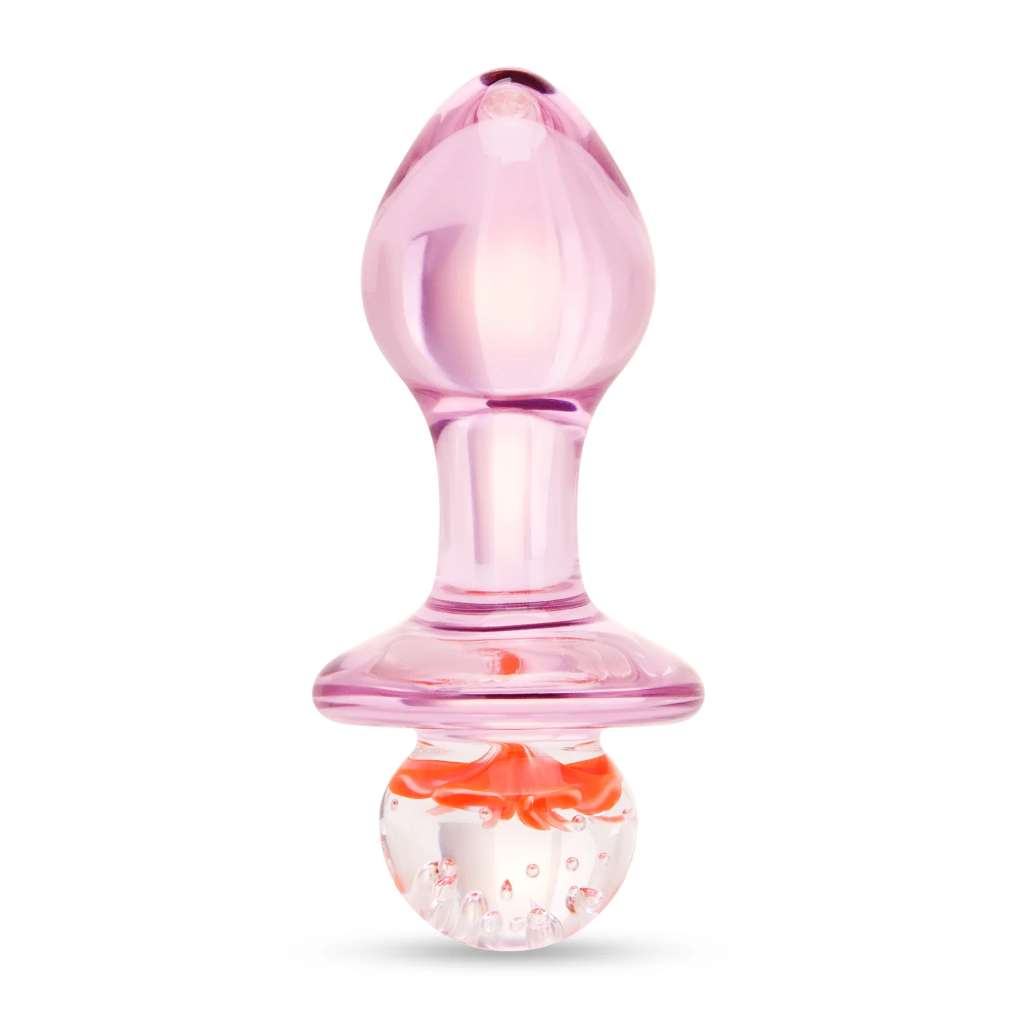 3.75" Pink Peony Butt Plug - Image 3