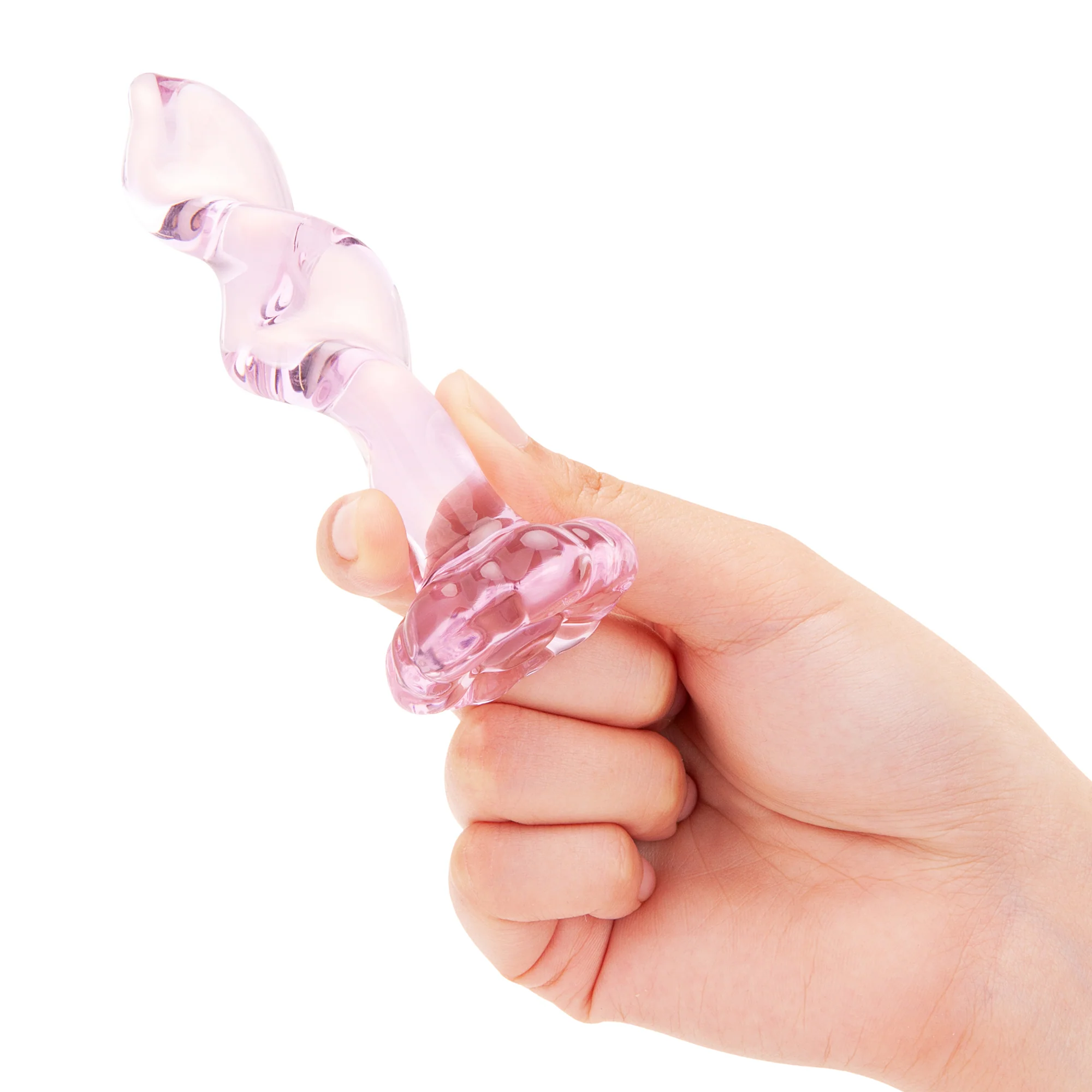 4.15" Pink Twist Dildo - Image 6