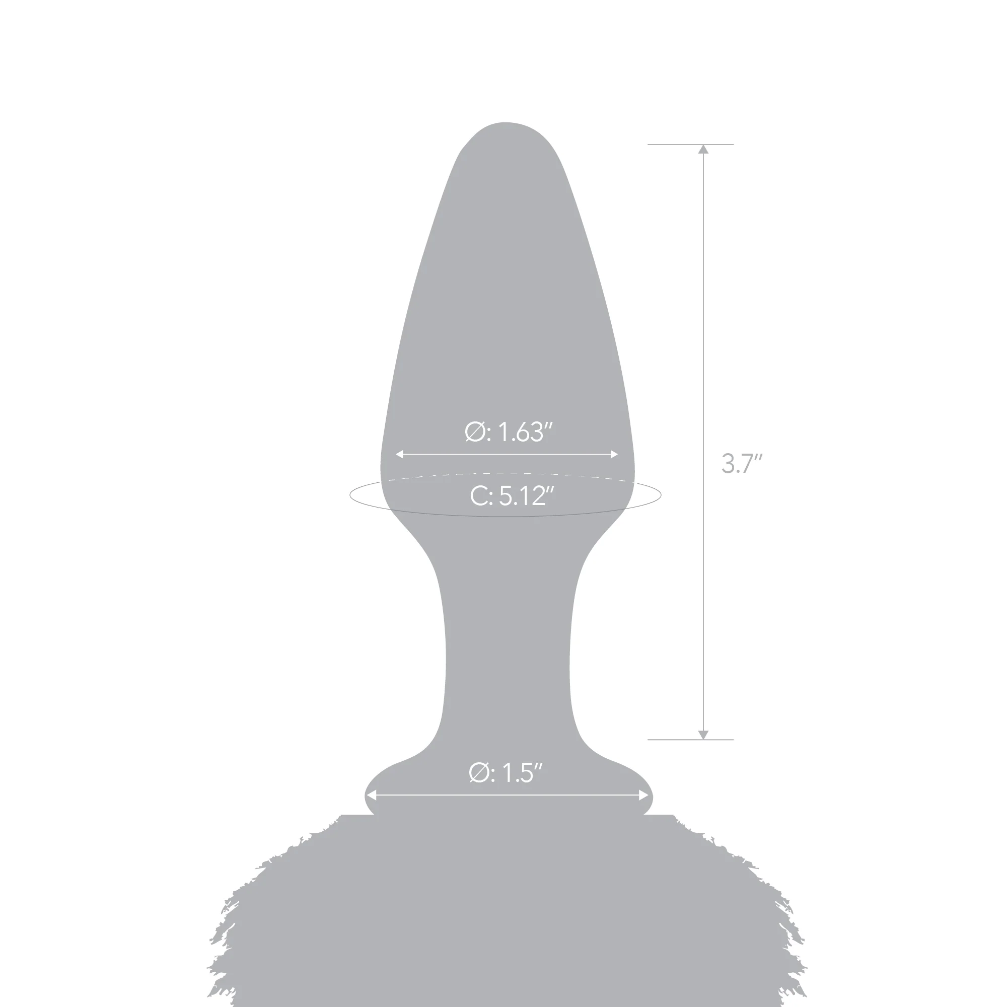 4.35" Midnight Prowl Tail Butt Plug - Image 5