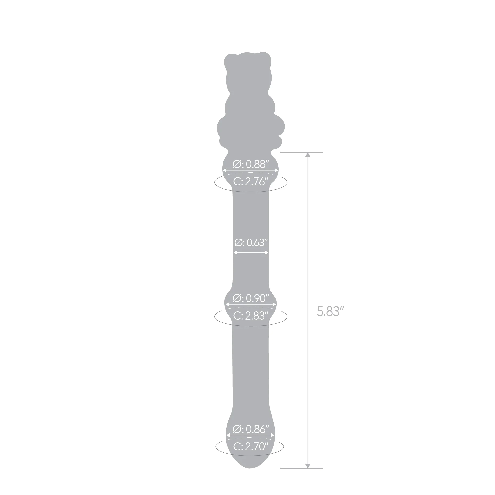 7.25" Beary Deep Dildo - Image 7
