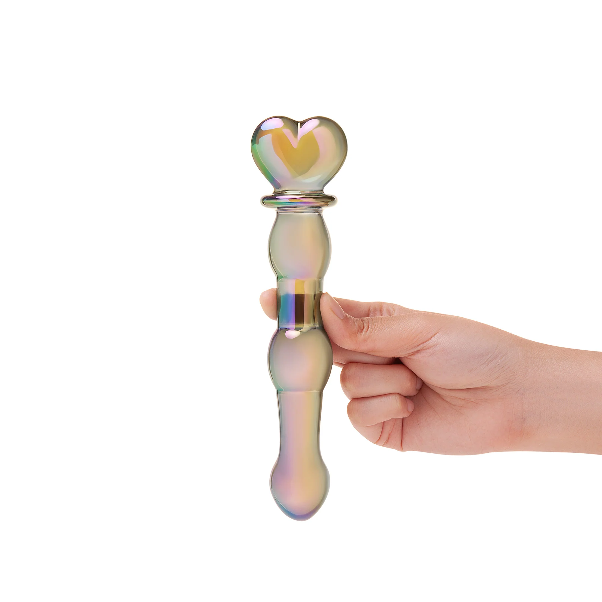 7.75" Obsidian Heart Dildo - Image 4