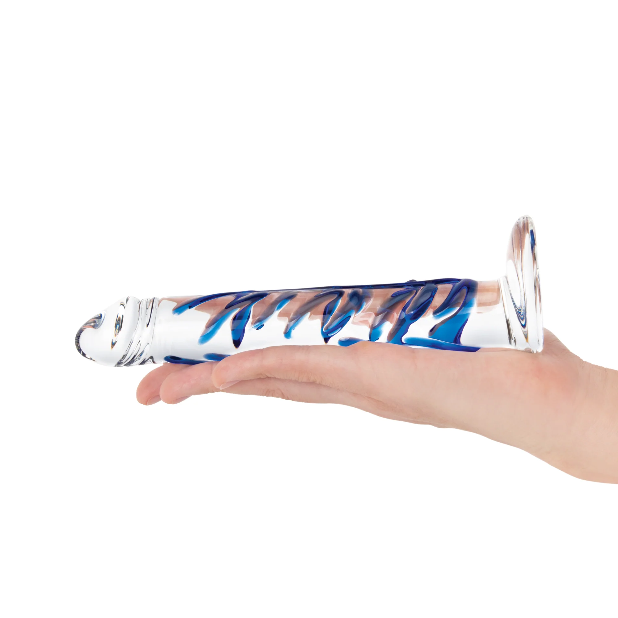 7" Blue Vein Realistic Dildo - Image 3