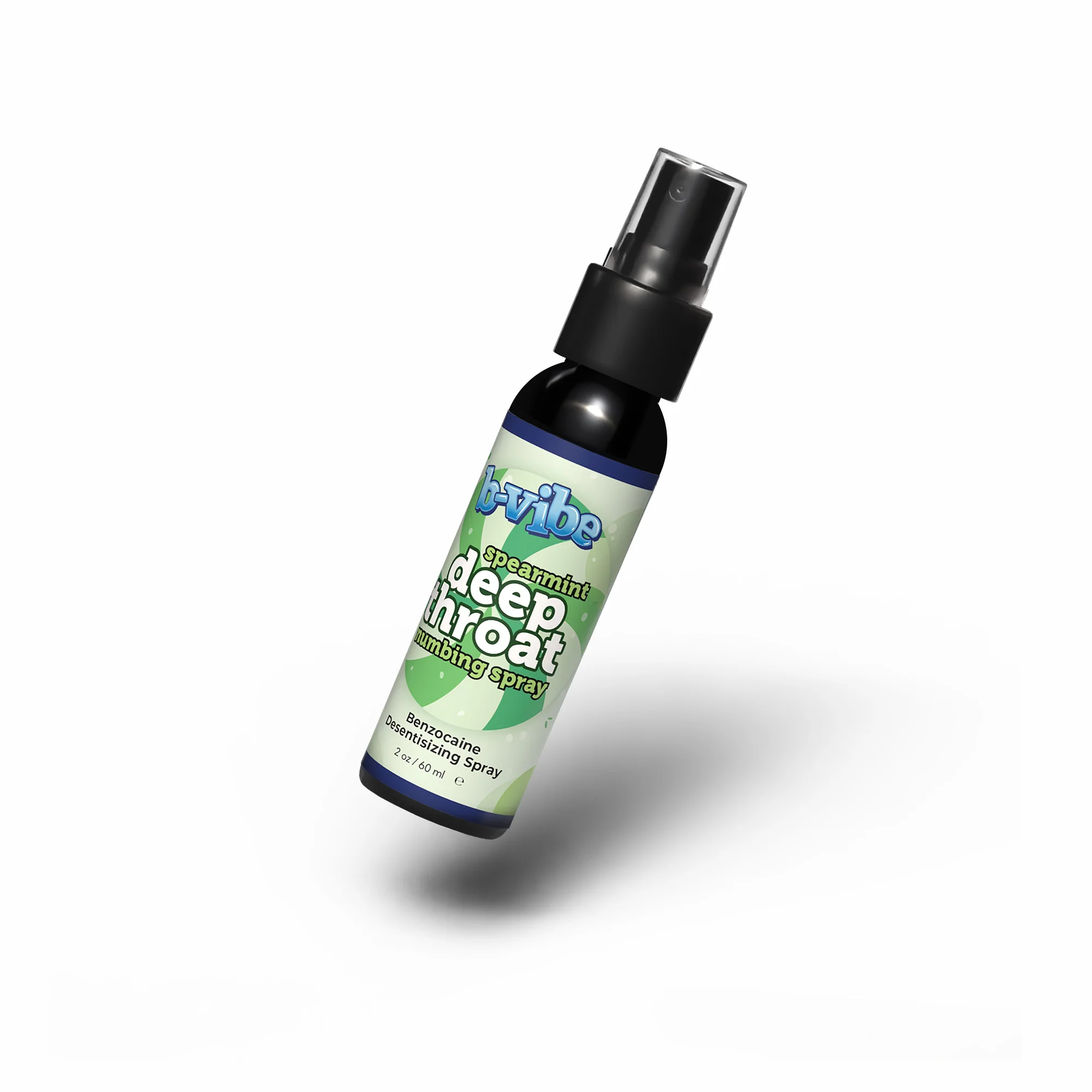 b-Vibe Spearmint Deep Throat Numbing Spray 2 Oz / 60 mL - Image 2