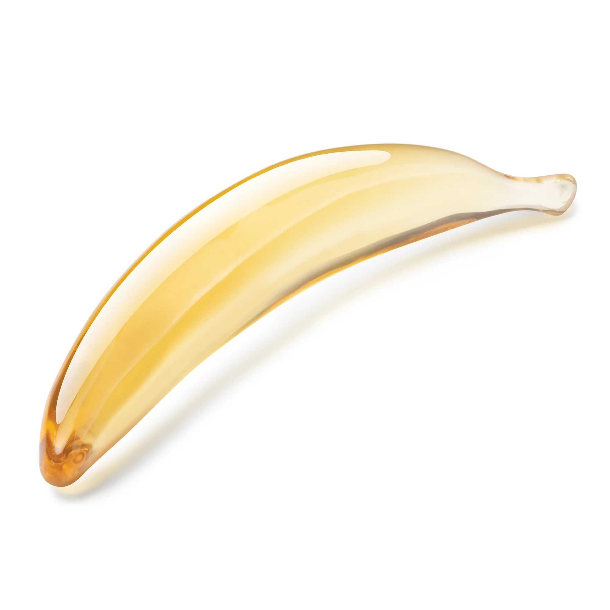 Banana Joy 7" Glass Dildo - Image 3