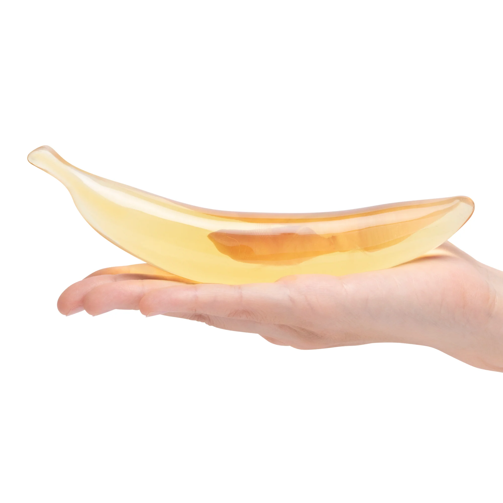Banana Joy 7" Glass Dildo - Image 5