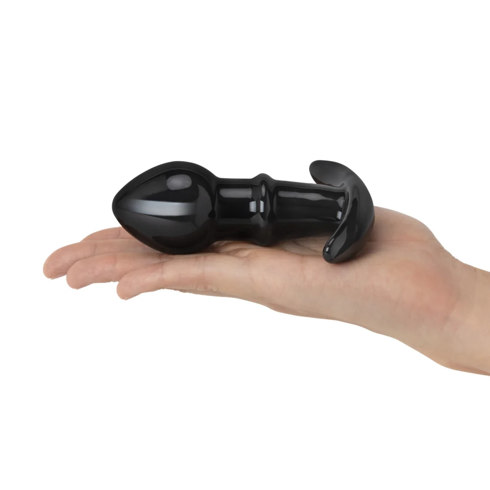3.6" Black Butt Plug - Image 3