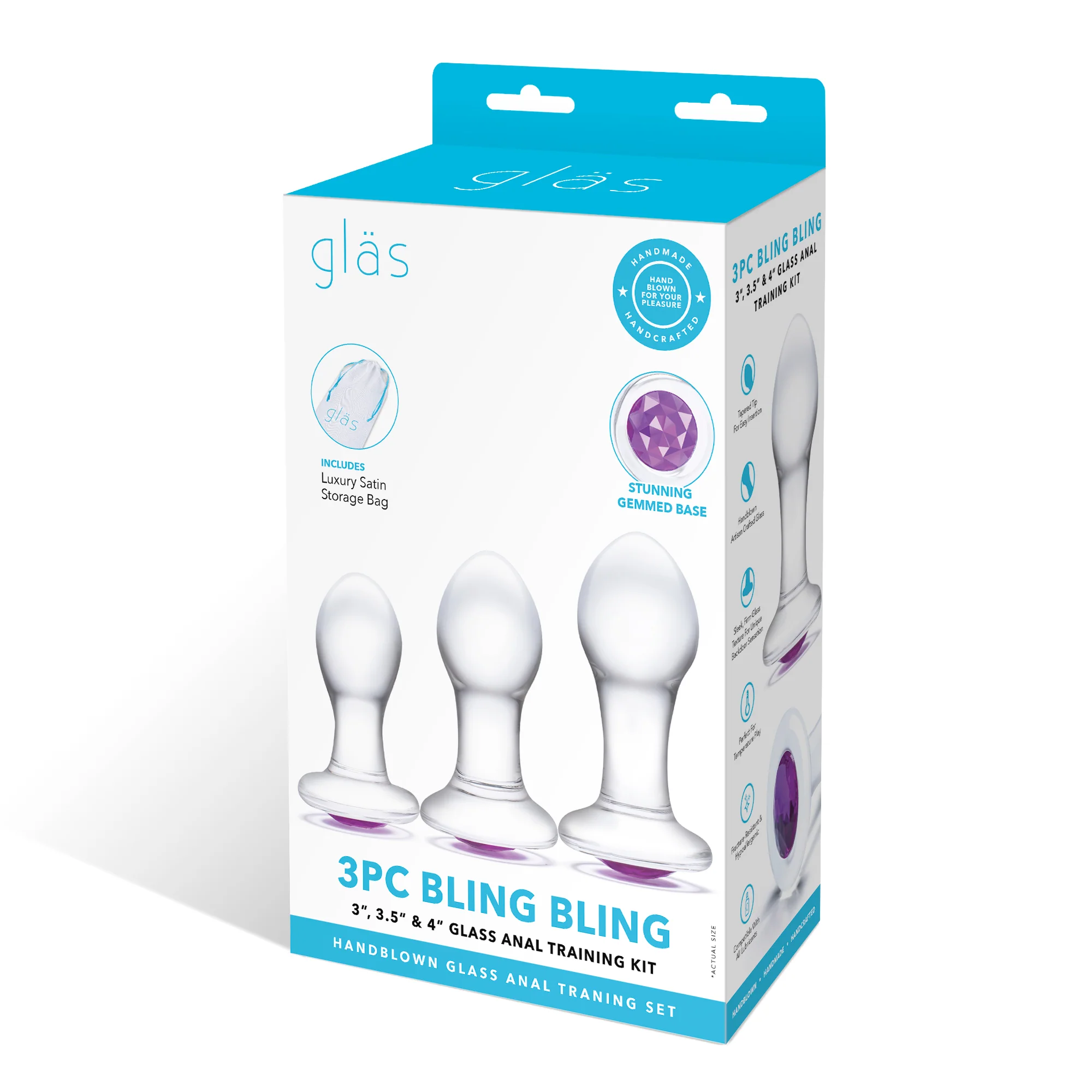 Bling Bling Glass Anal Training Kit - Image 7