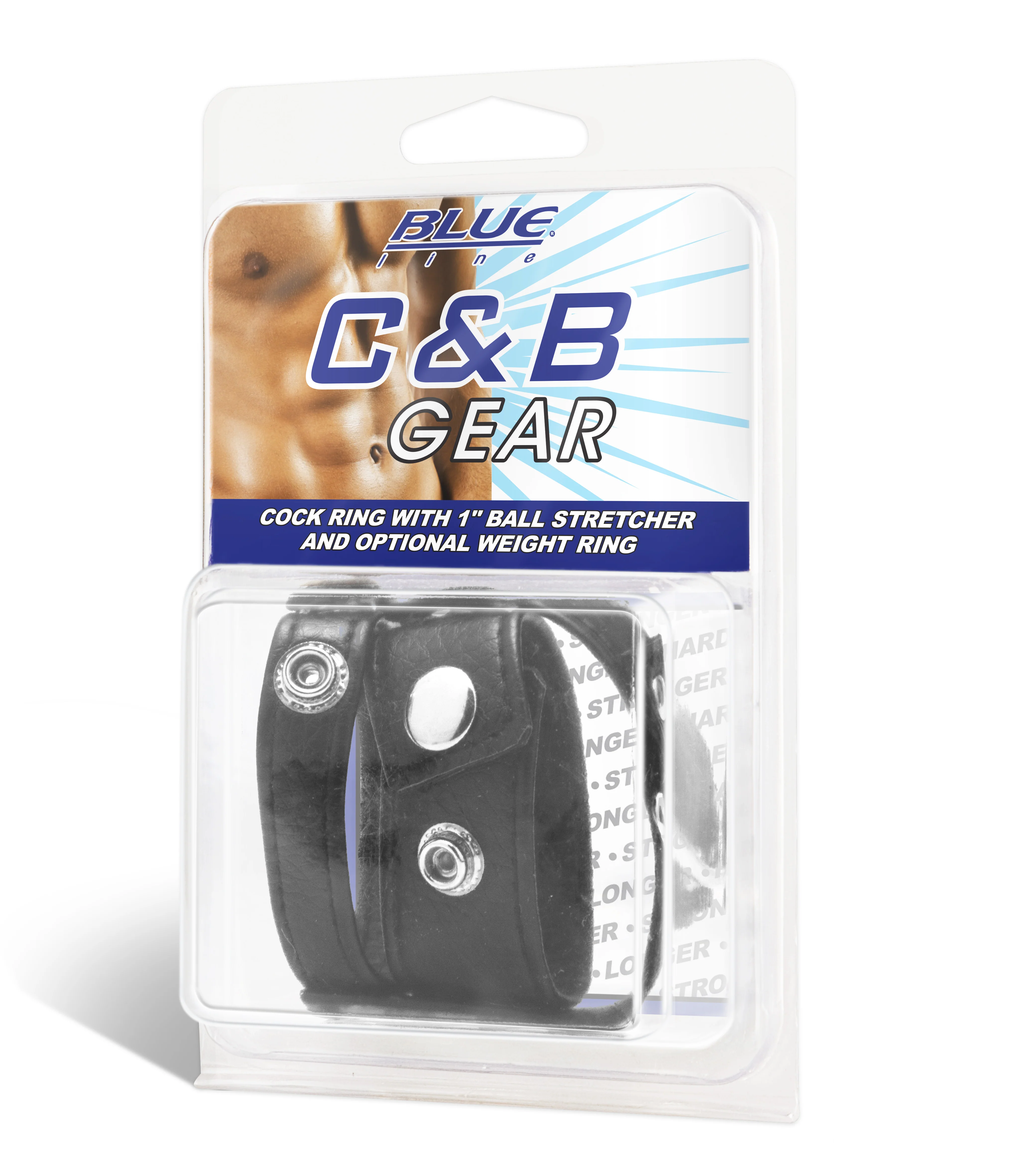 Cock Ring With 1" Ball Stretcher & Optional Weight Ring - Image 3