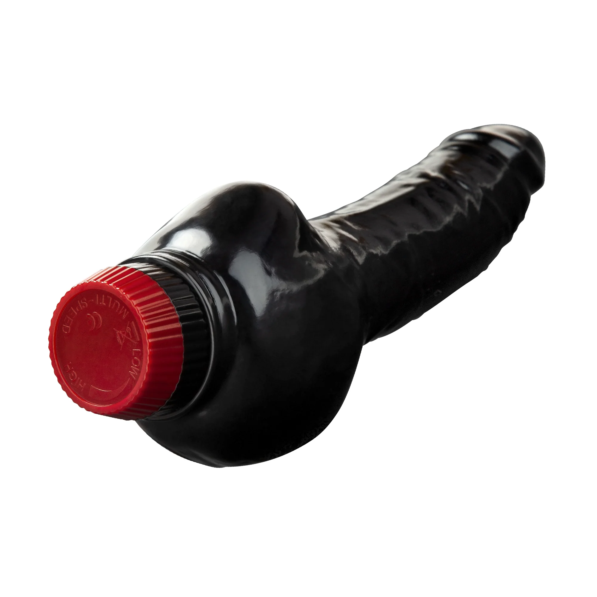 5" Realistic Vibrating Anal Dildo and P-Spot Massager with Veins - Image 3
