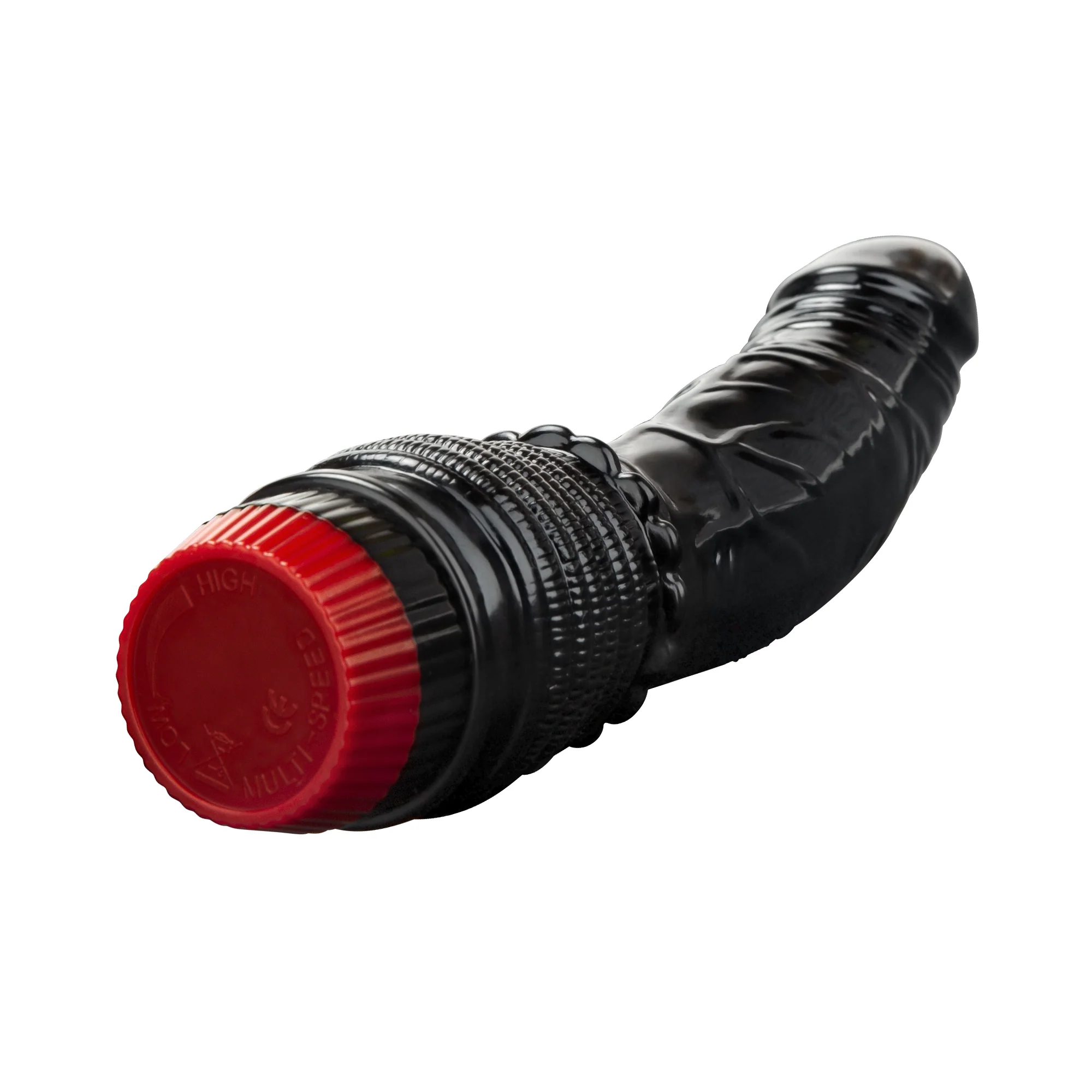 4.75" Vibrating Anal Dildo - Prostate Massager With Veins - Image 3