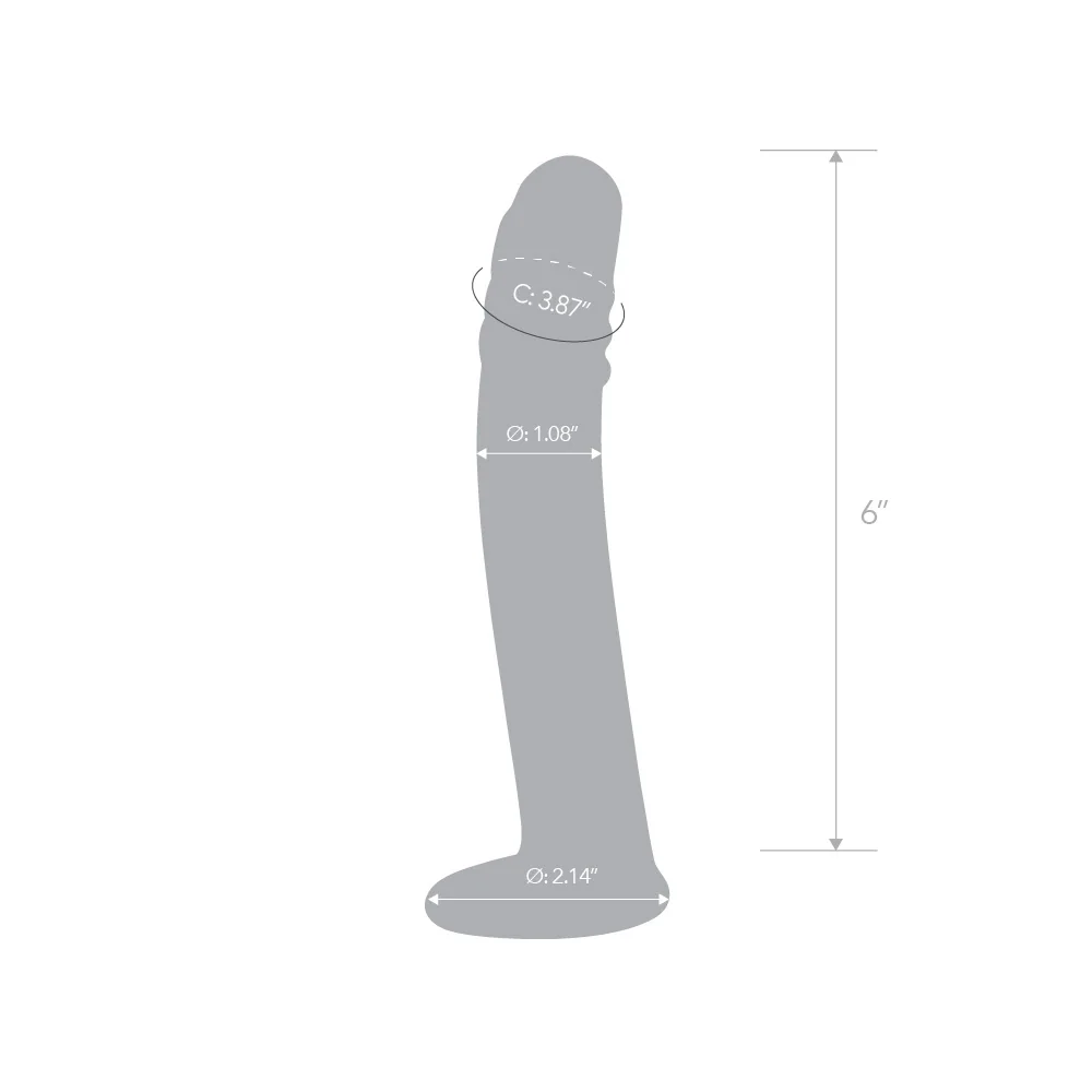 6.25” Blue Wave Curved Dildo - Image 5