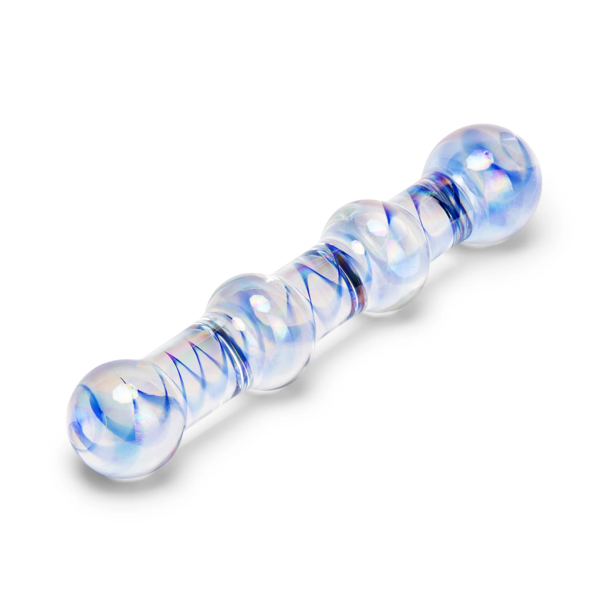 7” Blue Wave Double Ended Dildo - Image 2