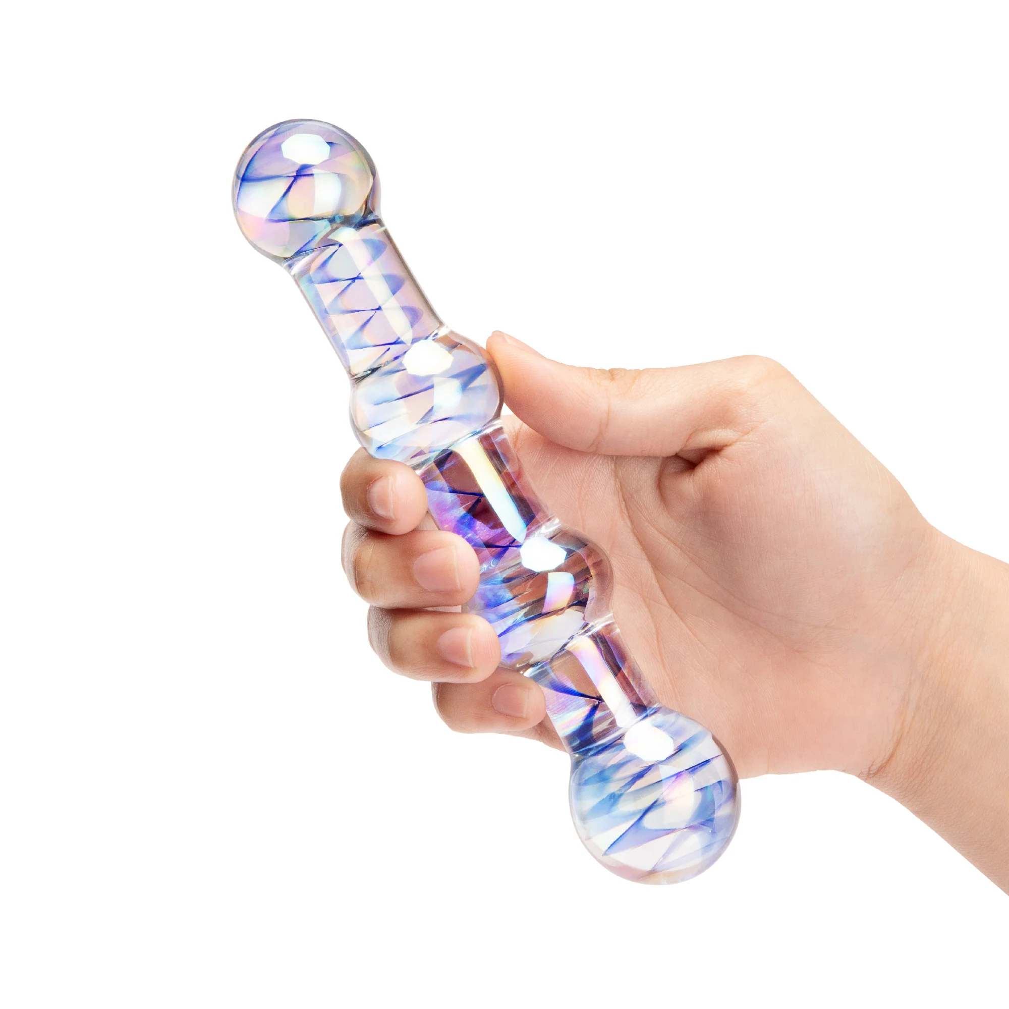 7” Blue Wave Double Ended Dildo - Image 3