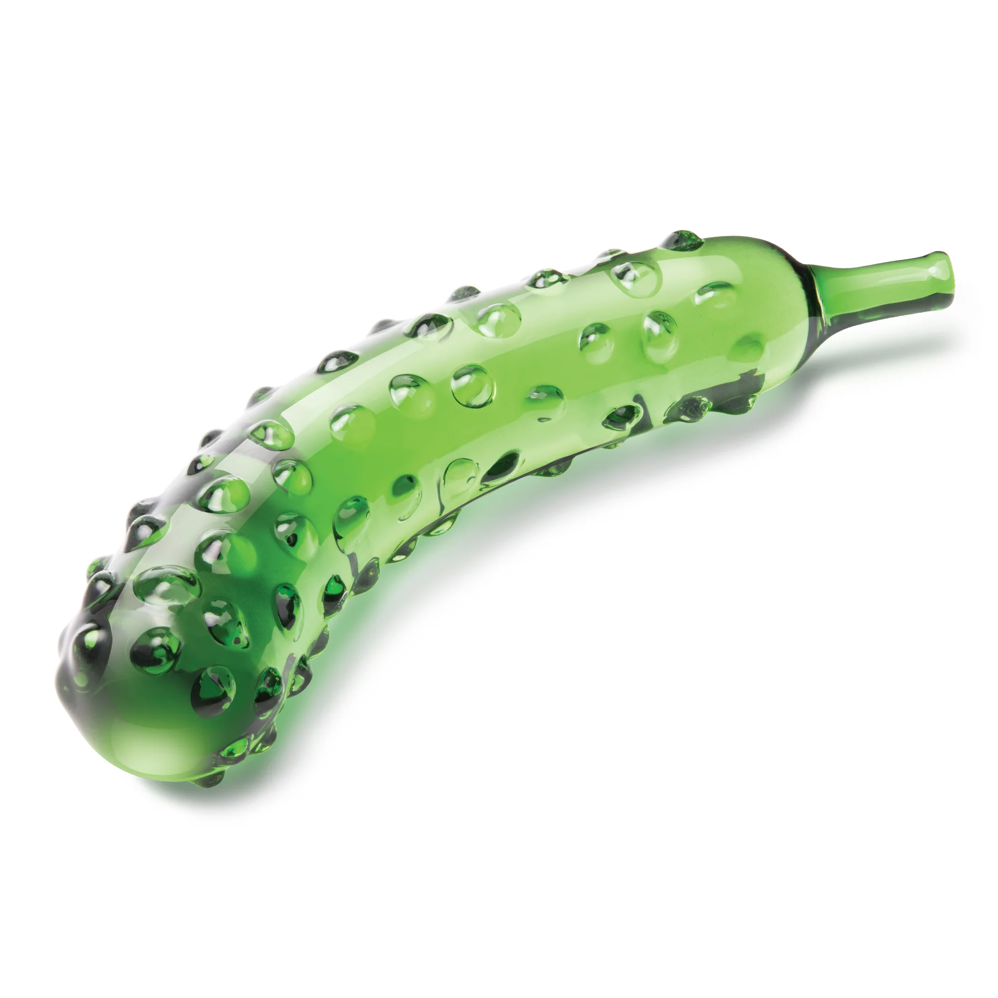 Caressing Cucumber 8.25" Glass Dildo - Image 3