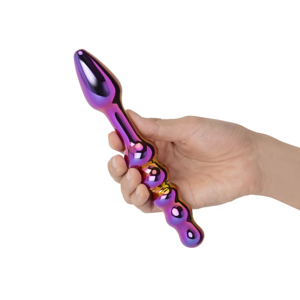 Iridescent Chrome Anal Beads - Image 4