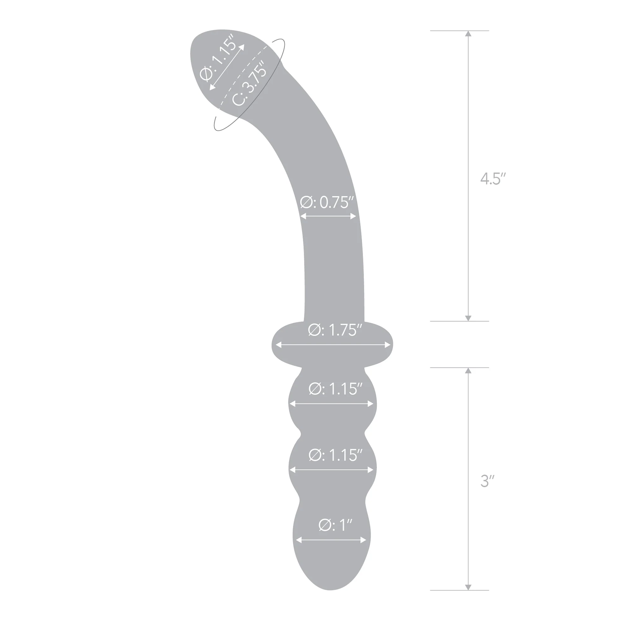 8" Double Ended G-Spot Dildo - Image 6