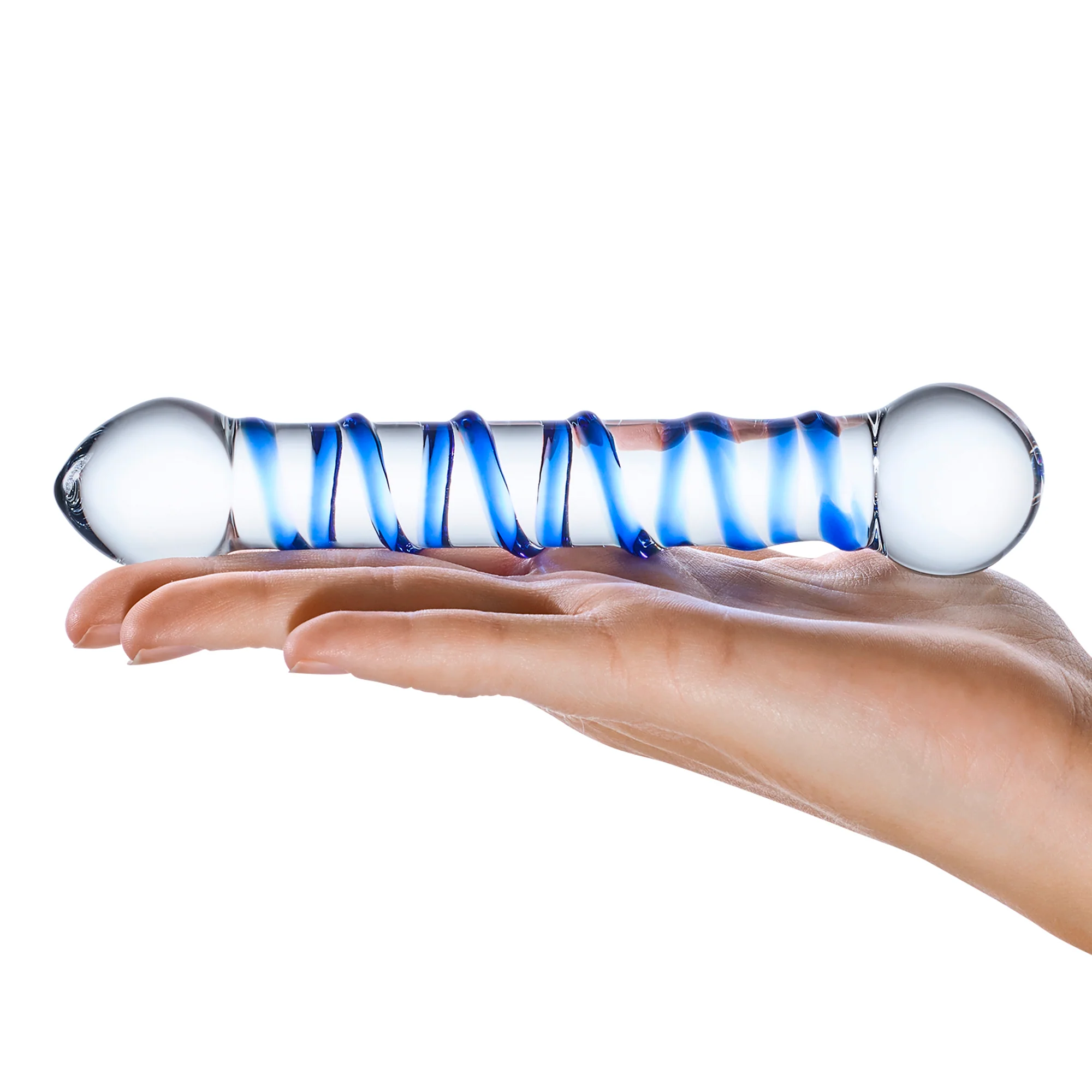 6.5" Spiral Double Ended Dildo - Image 4