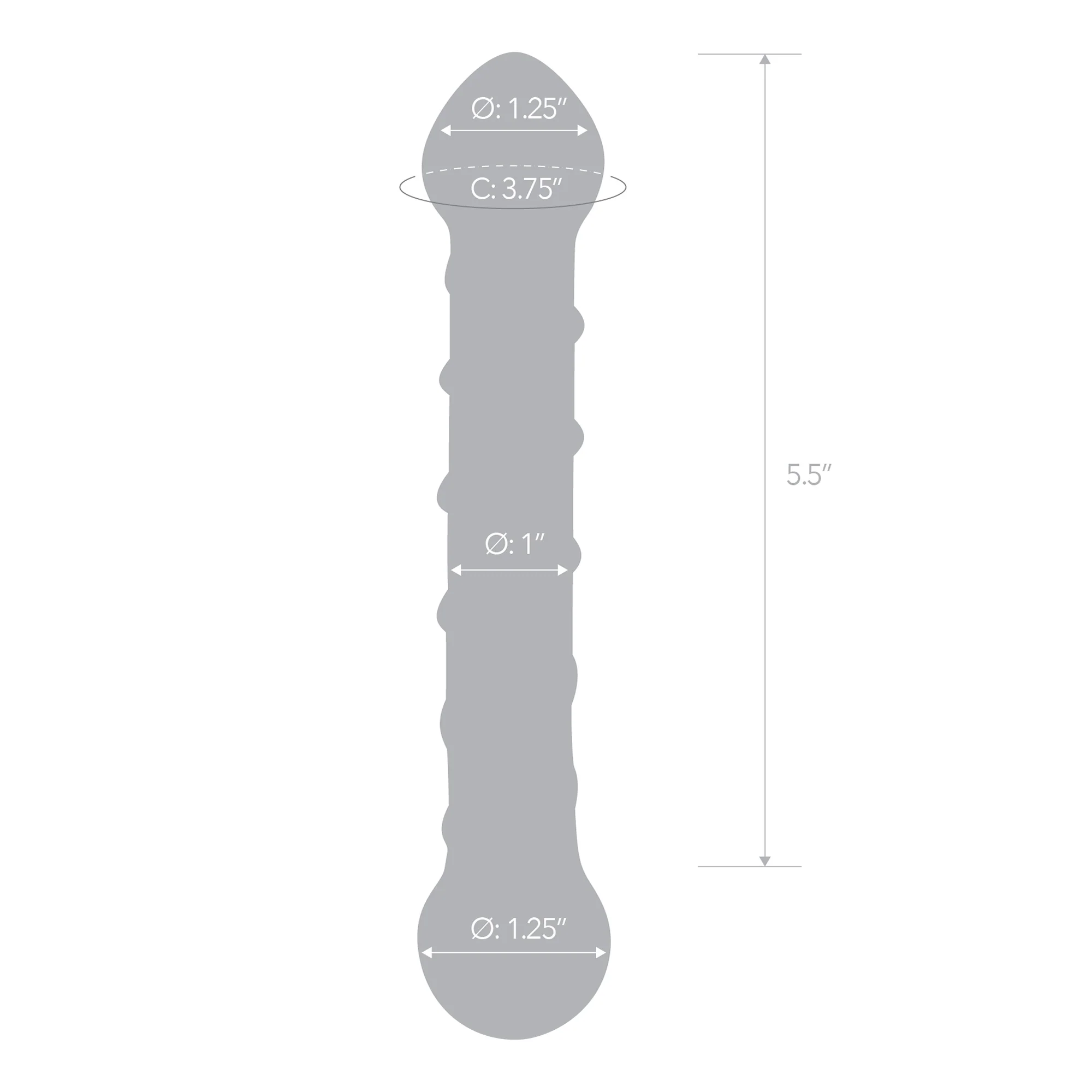 6.5" Spiral Double Ended Dildo - Image 6
