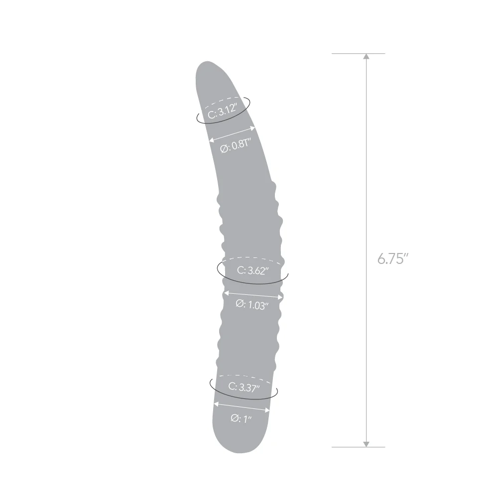6.75" Green Double Ended Nubby Dildo - Image 5
