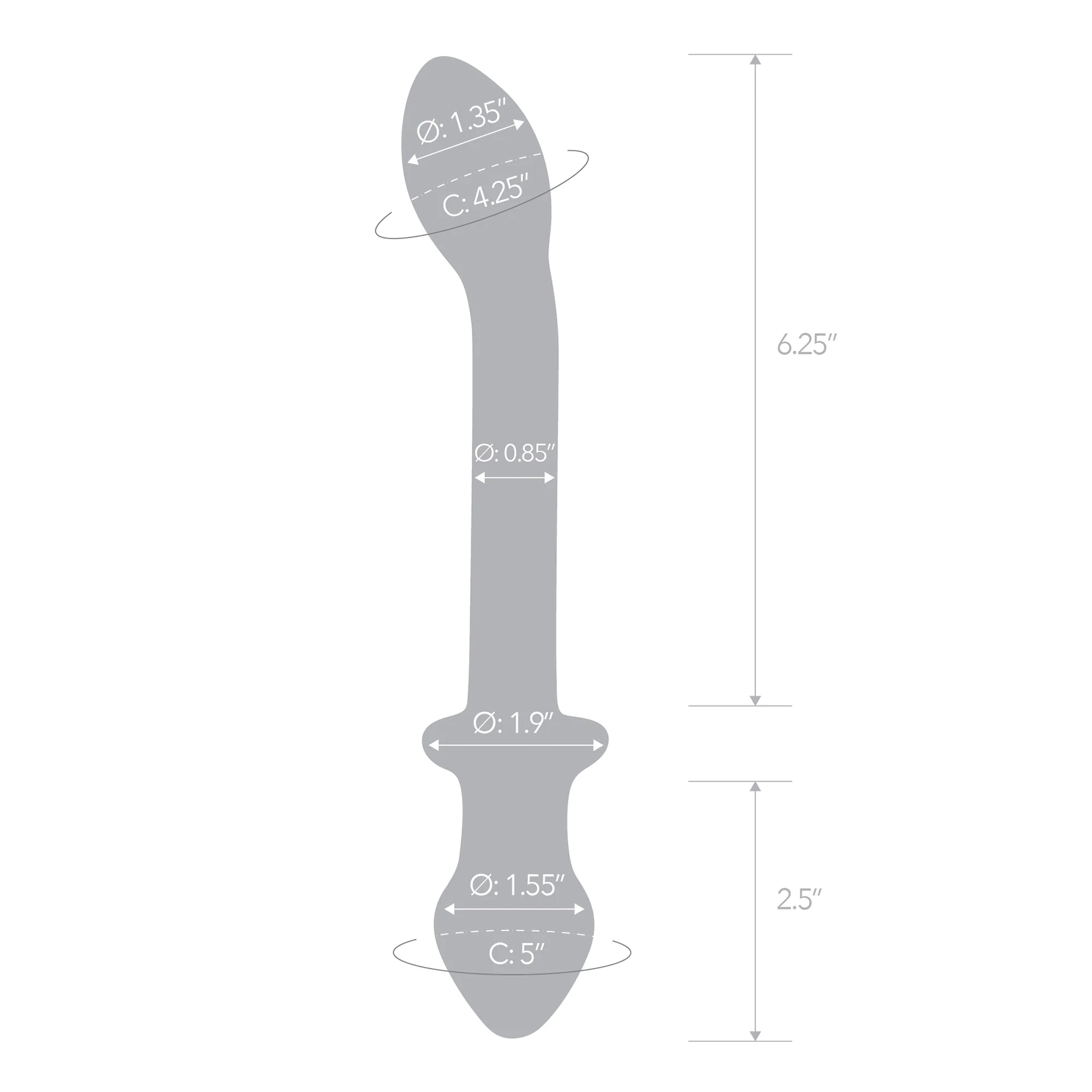 9.5" Double Play Dual-Ended G-Spot Dildo - Image 6