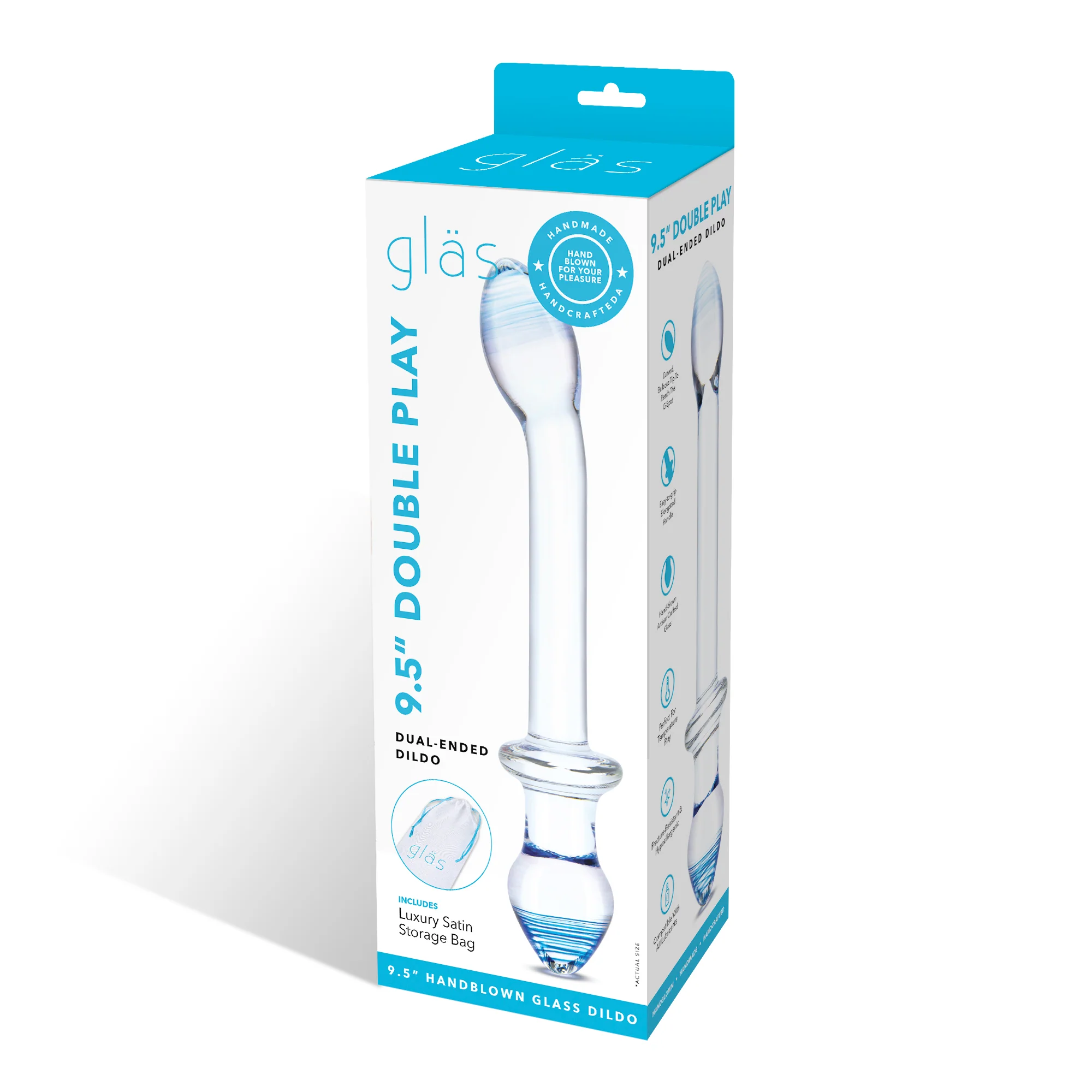 9.5" Double Play Dual-Ended G-Spot Dildo - Image 7