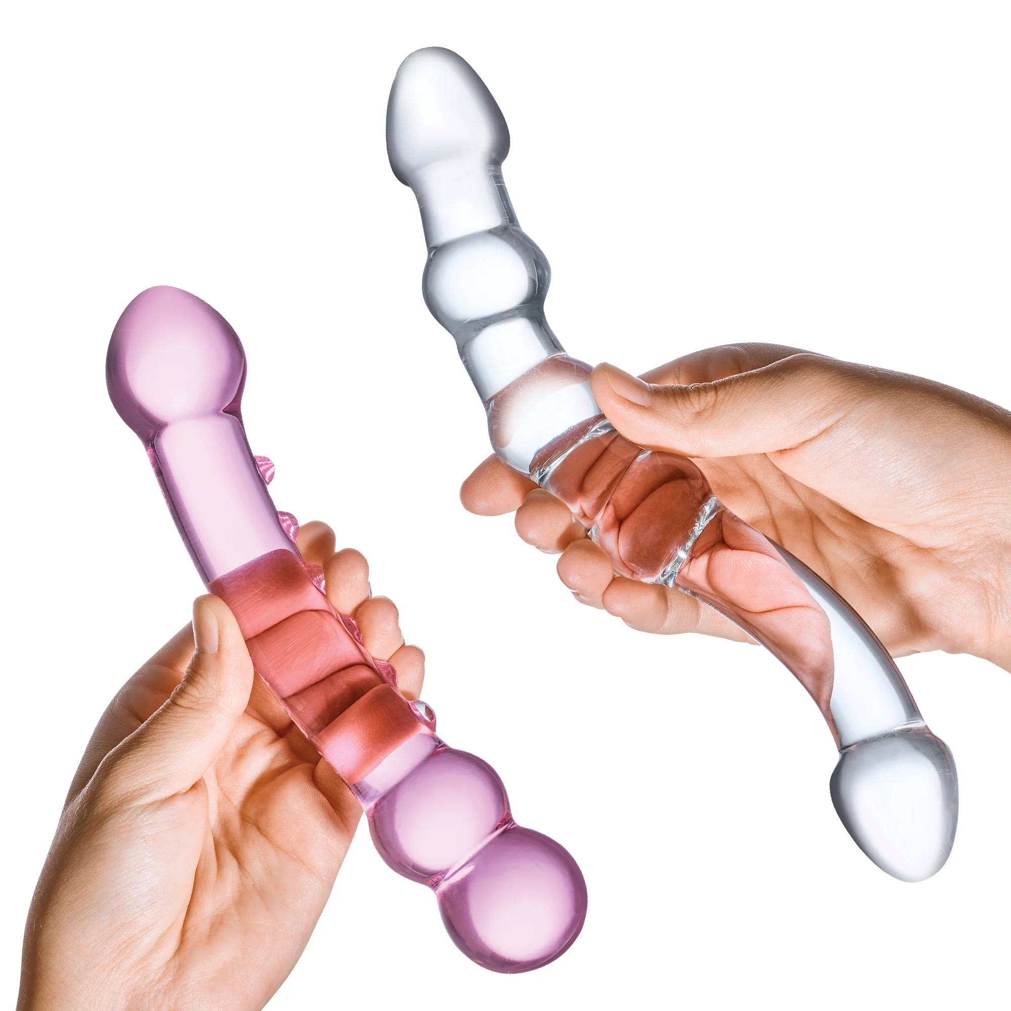 Double Pleasure Glass Dildo Set - Image 3