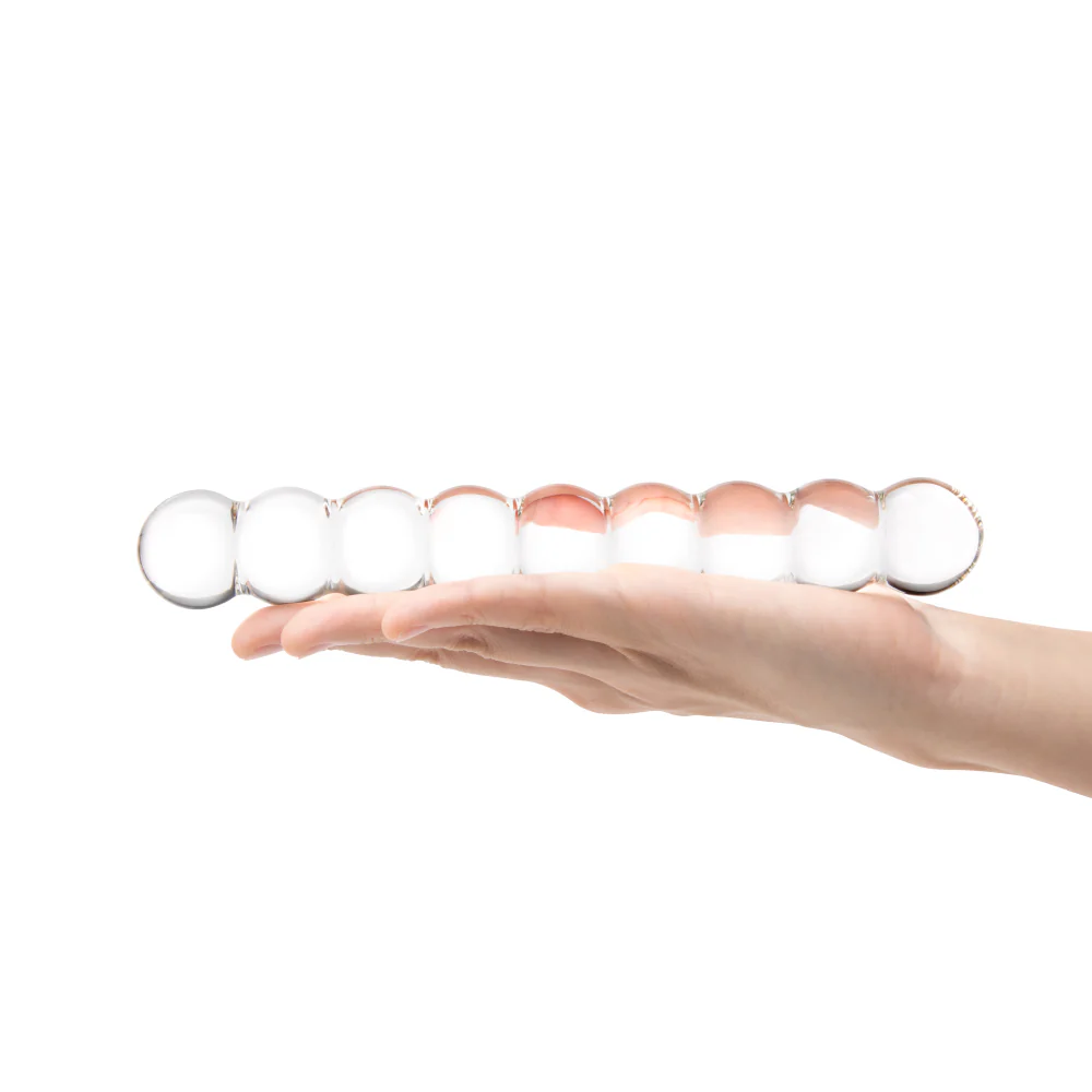 8” Double Ended Beaded Dildo - Image 4