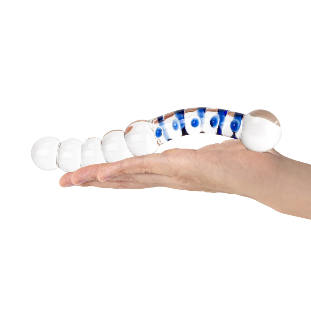 6.5" Dual Ended Beaded Anal Dildo - Image 3