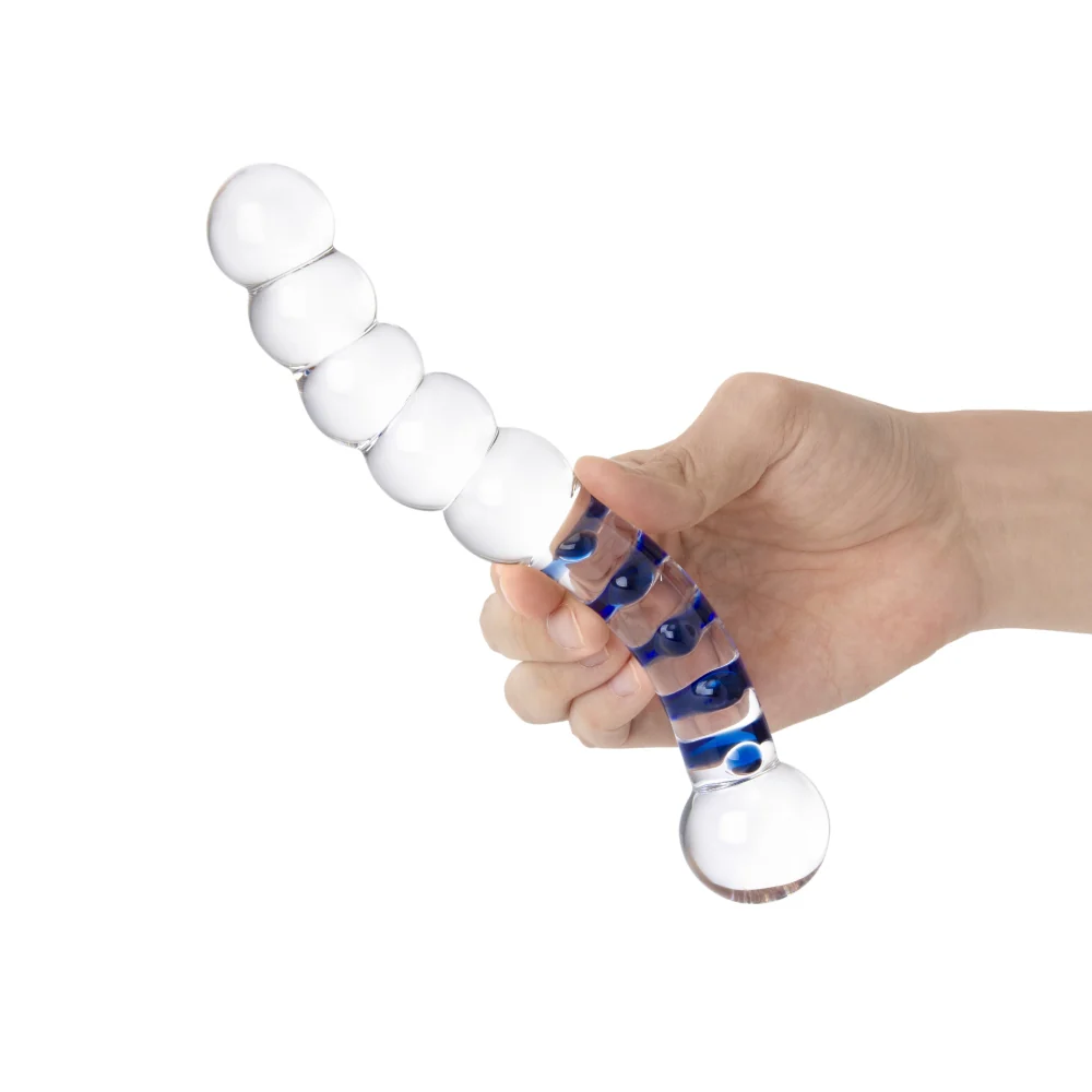 6.5" Dual Ended Beaded Anal Dildo - Image 4