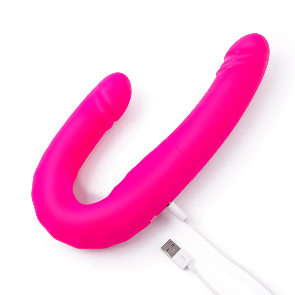 Duo Together Double Ended Vibrating and Thrusting Dildo - Image 5