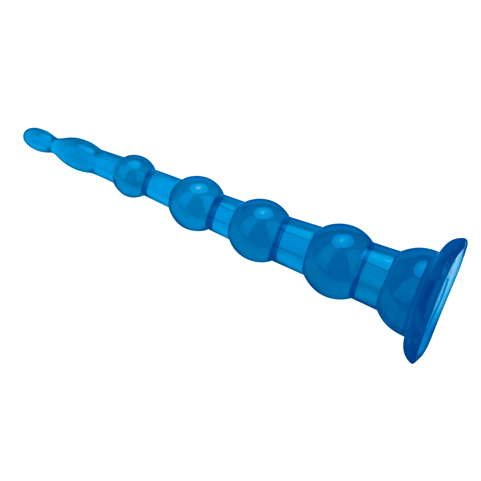 8.5" Anal Beads With Suction Base - Image 3