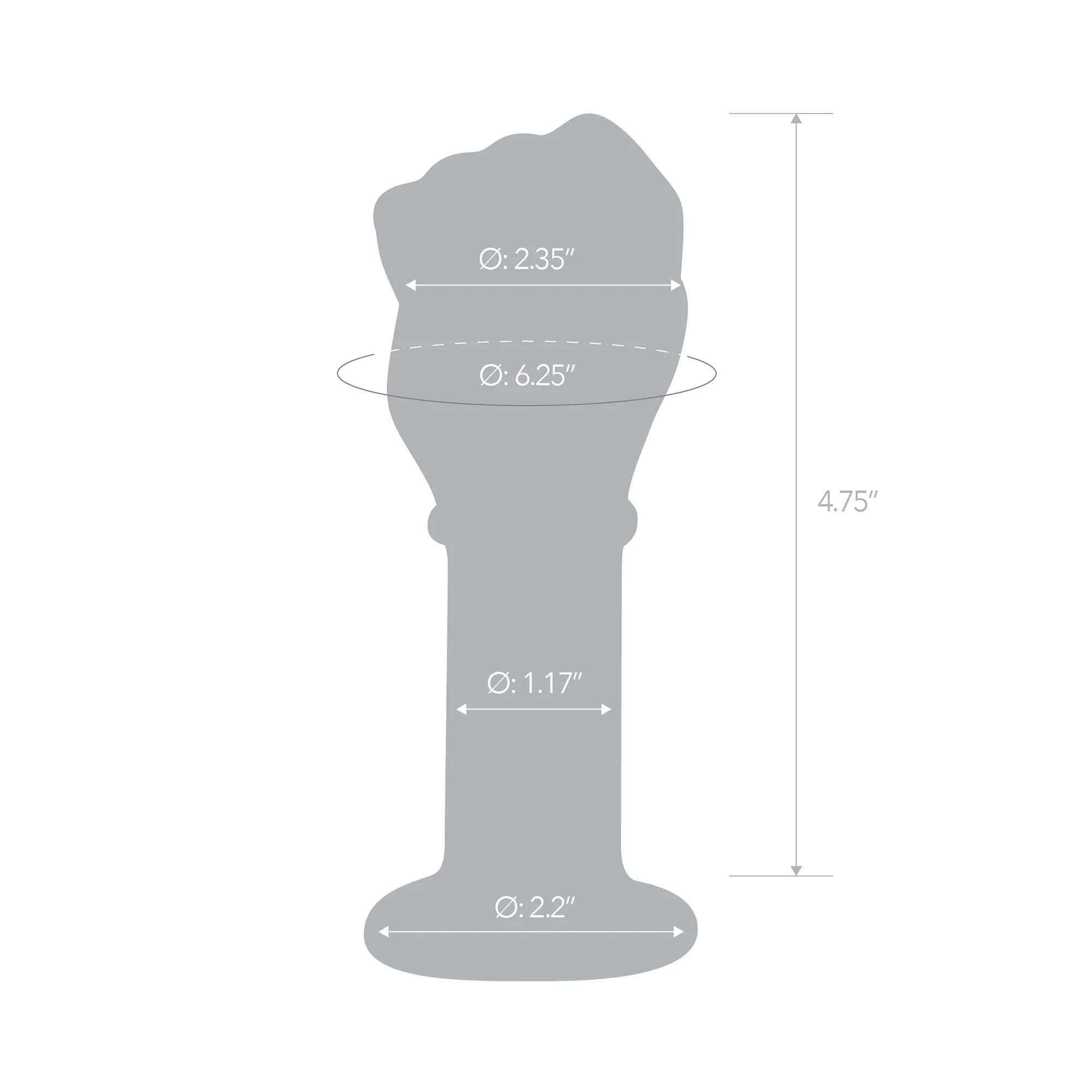 5" Fist Butt Plug - Image 6