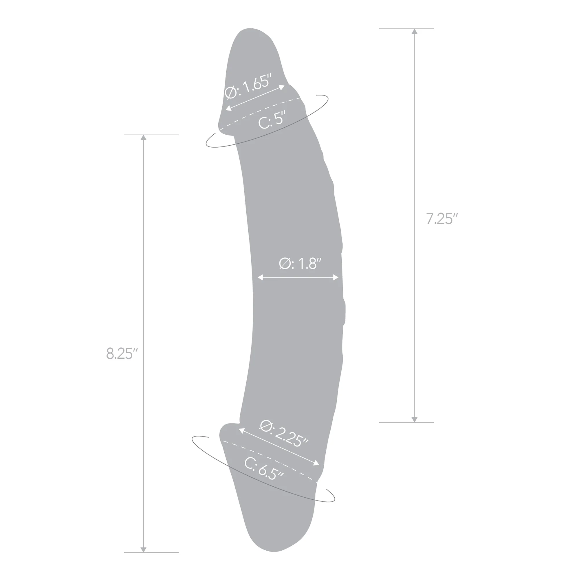 10.5" Girthy Realistic Double Dong - Image 6