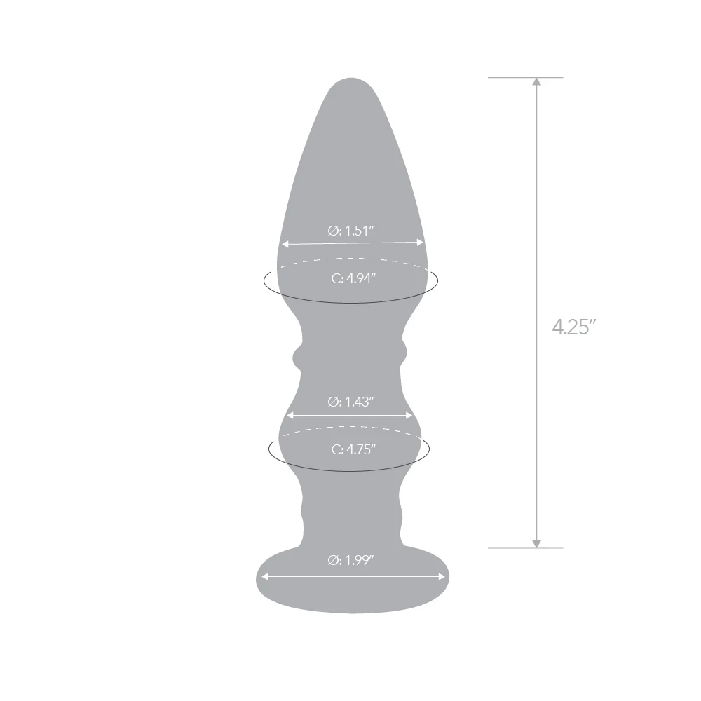 4.75” Beaded Butt Plug - Image 5
