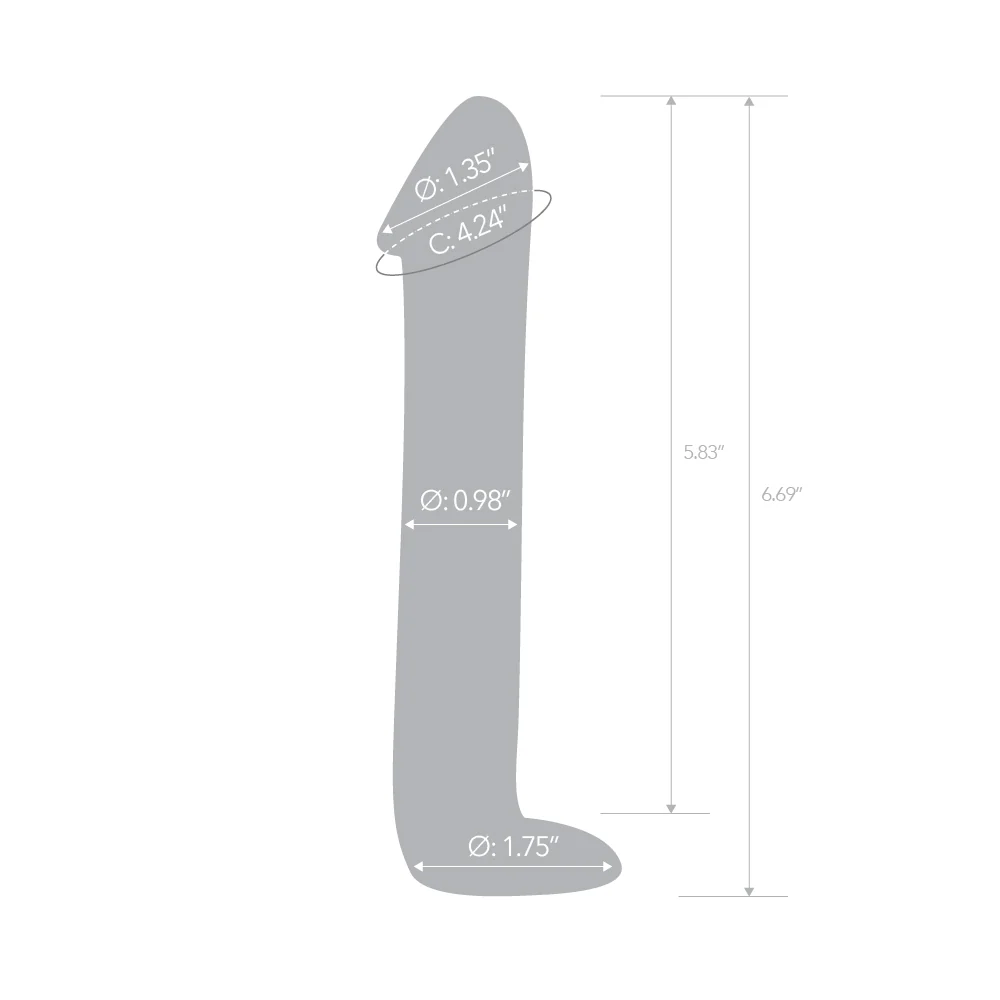 6.5" Glow-In-The-Dark Realistic Dildo - Image 5