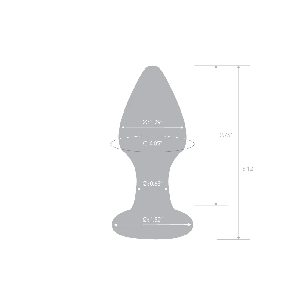 Glow-In-The-Dark Tornado Small Butt Plug - Image 5