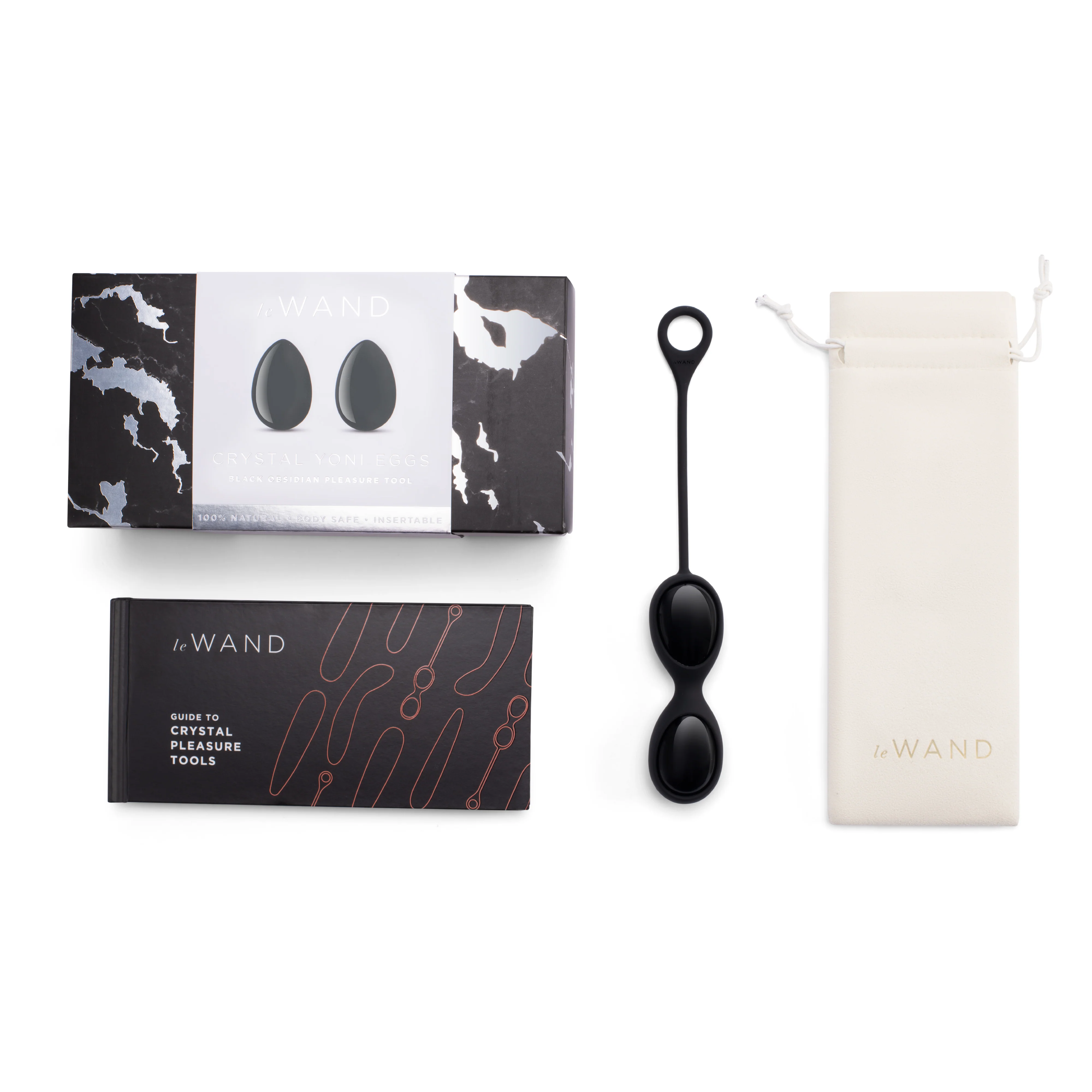 Le Wand Crystal Yoni Eggs (Black) - Image 15