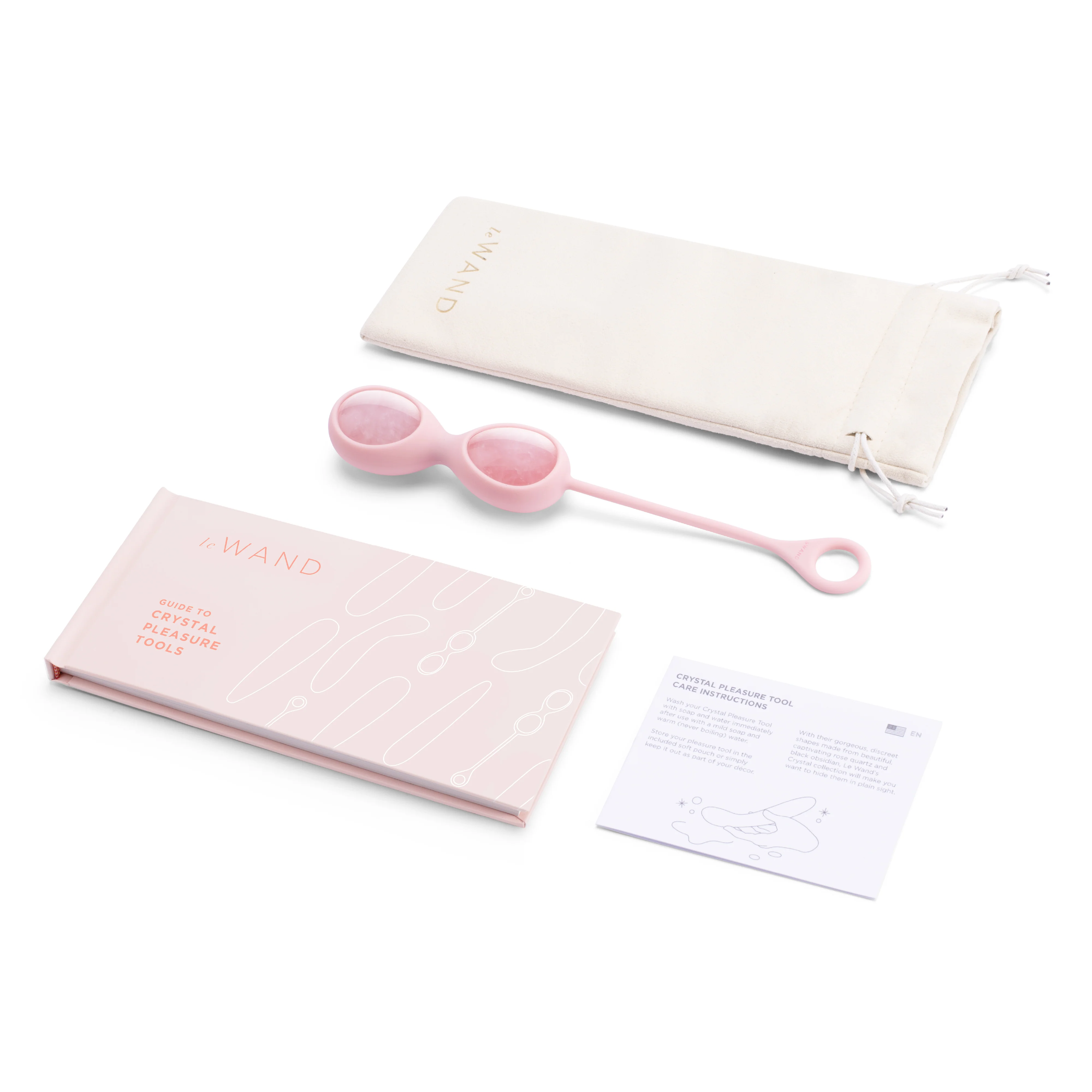 Le Wand Crystal Yoni Eggs (Pink) - Image 12