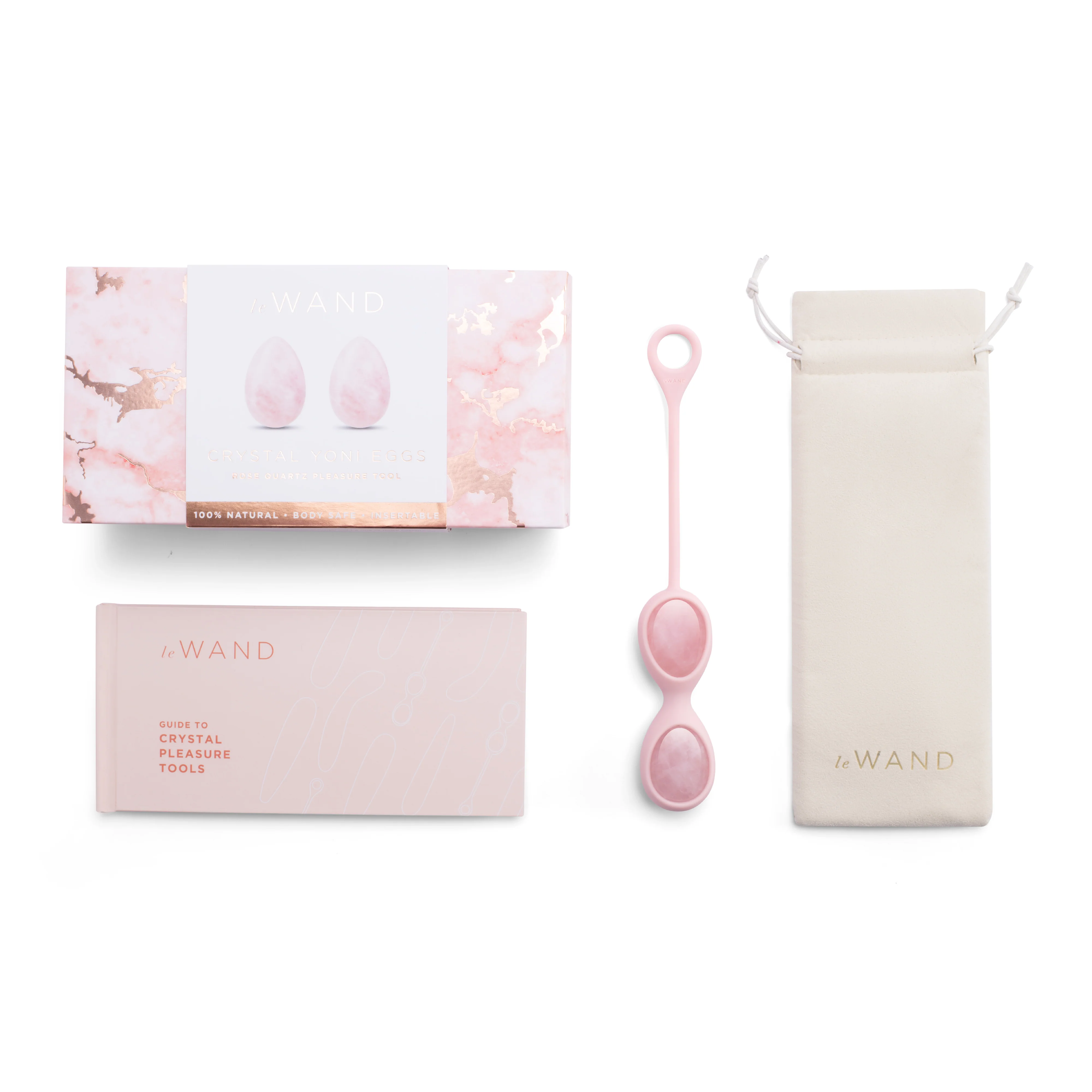 Le Wand Crystal Yoni Eggs (Pink) - Image 15