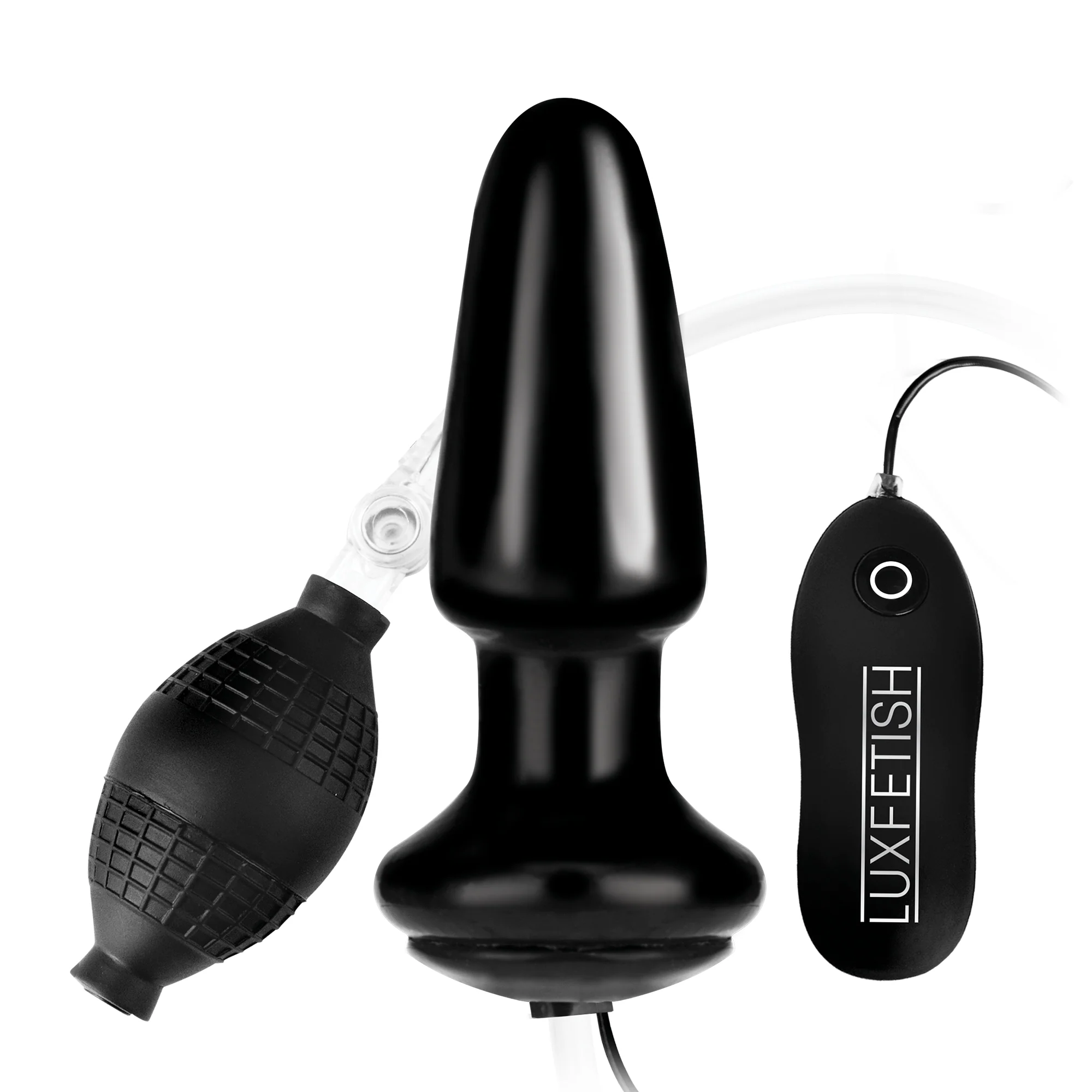 4" Inflatable Vibrating Butt Plug - Image 4